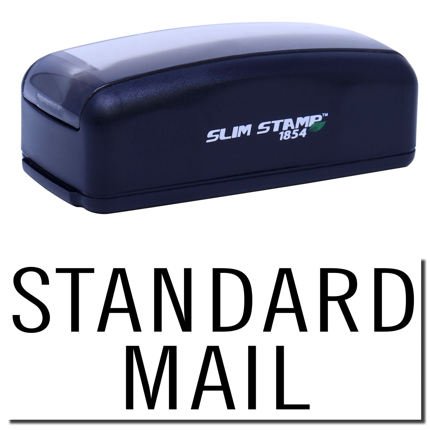 Slim Stamp 1854 compact standard mail stamp for quick address labeling and bulk mailing.