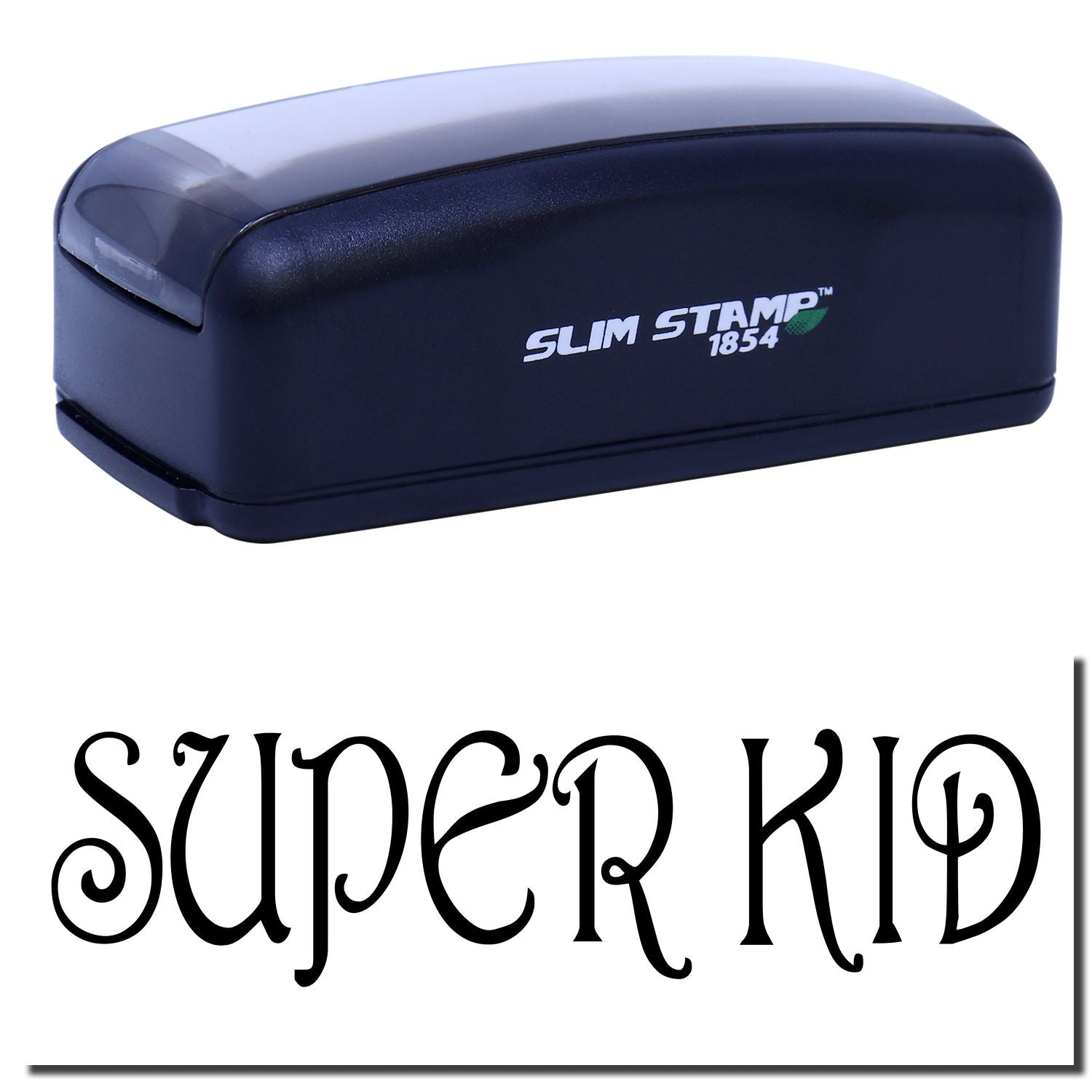 Slim Stamp 1854 branding stamp for office labeling, marking documents, and efficient paperwork identification