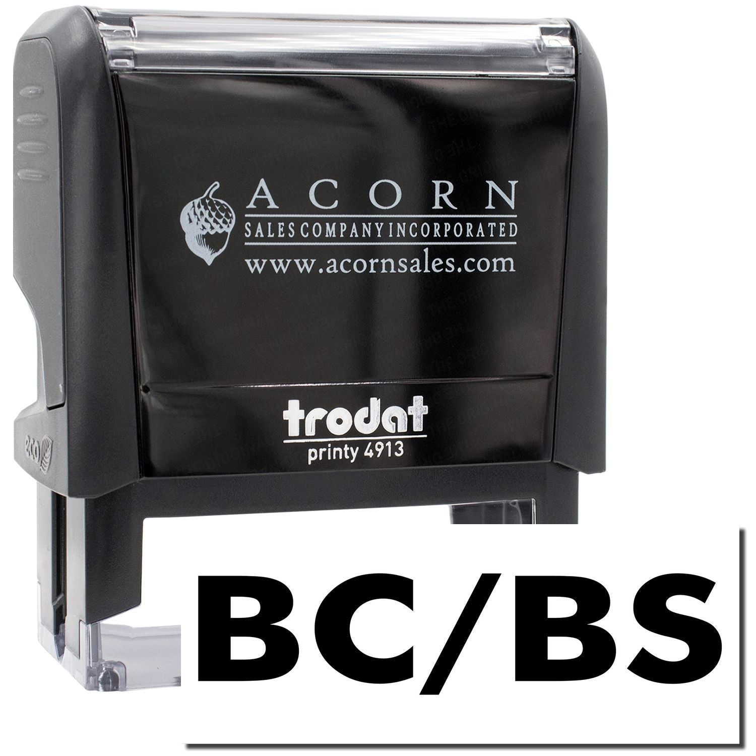 Trodat Printy 4913 Acorn Sales Company Incorporated stamp with acornsales.com branding for business marking and labeling.