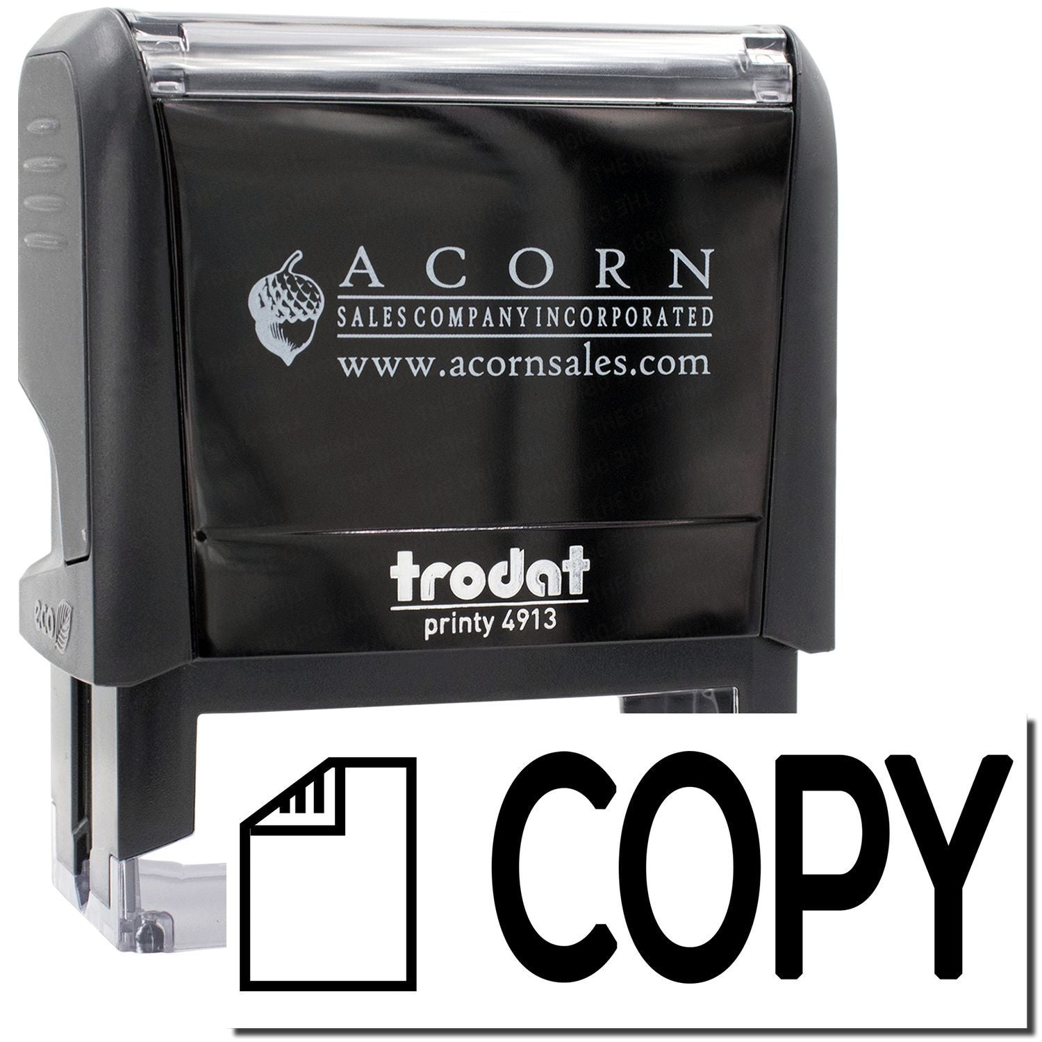 Acorn Sales Frodoit Printy 4913 self-inking stamp for business document copy marking