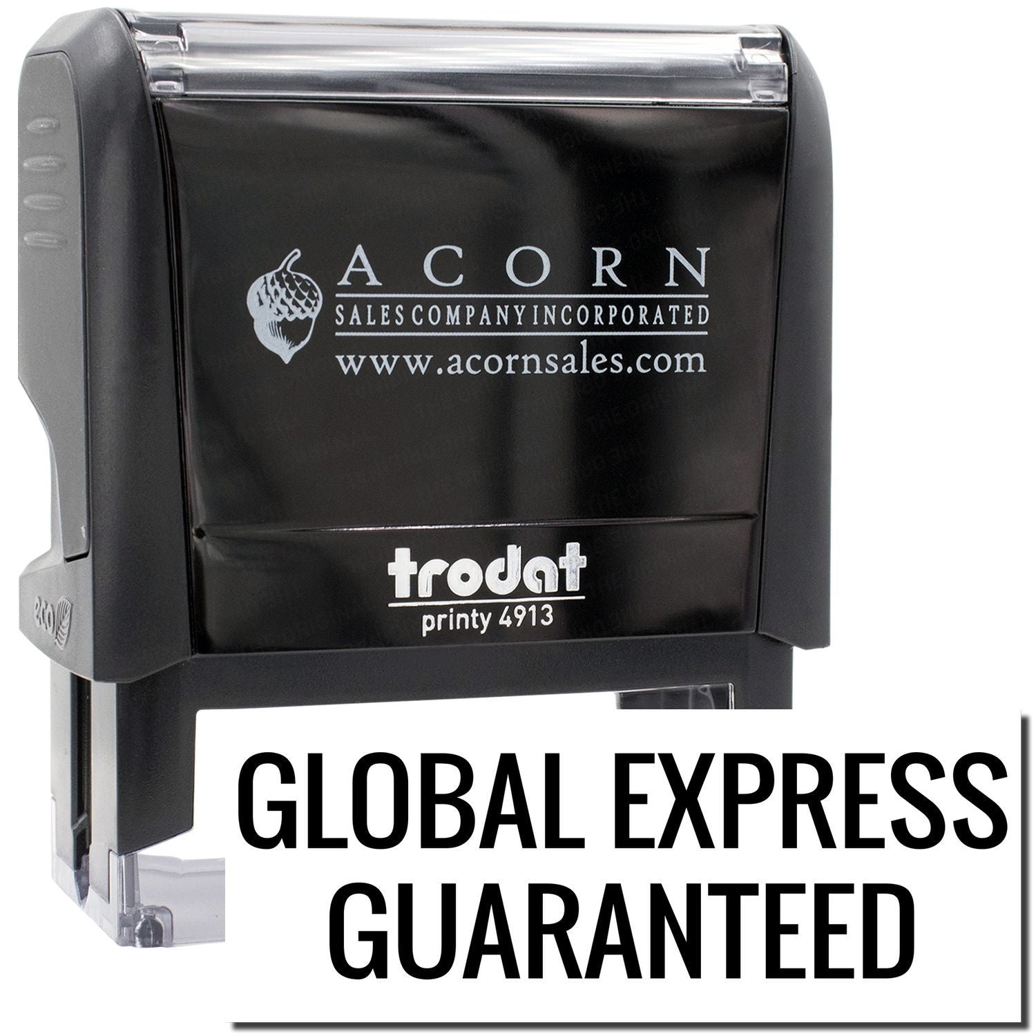 Acorn Sales printer cartridge for Printy 4913, Global Express Guaranteed shipping, replacement product label and acornsales.com.