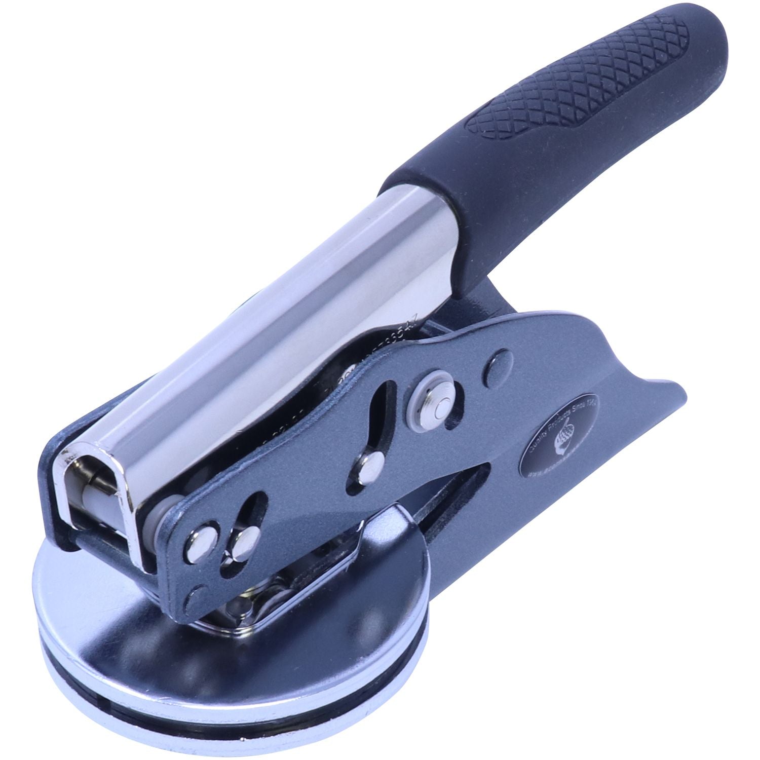 Heavy-duty manual can opener with suction base and ergonomic grip for easy kitchen use