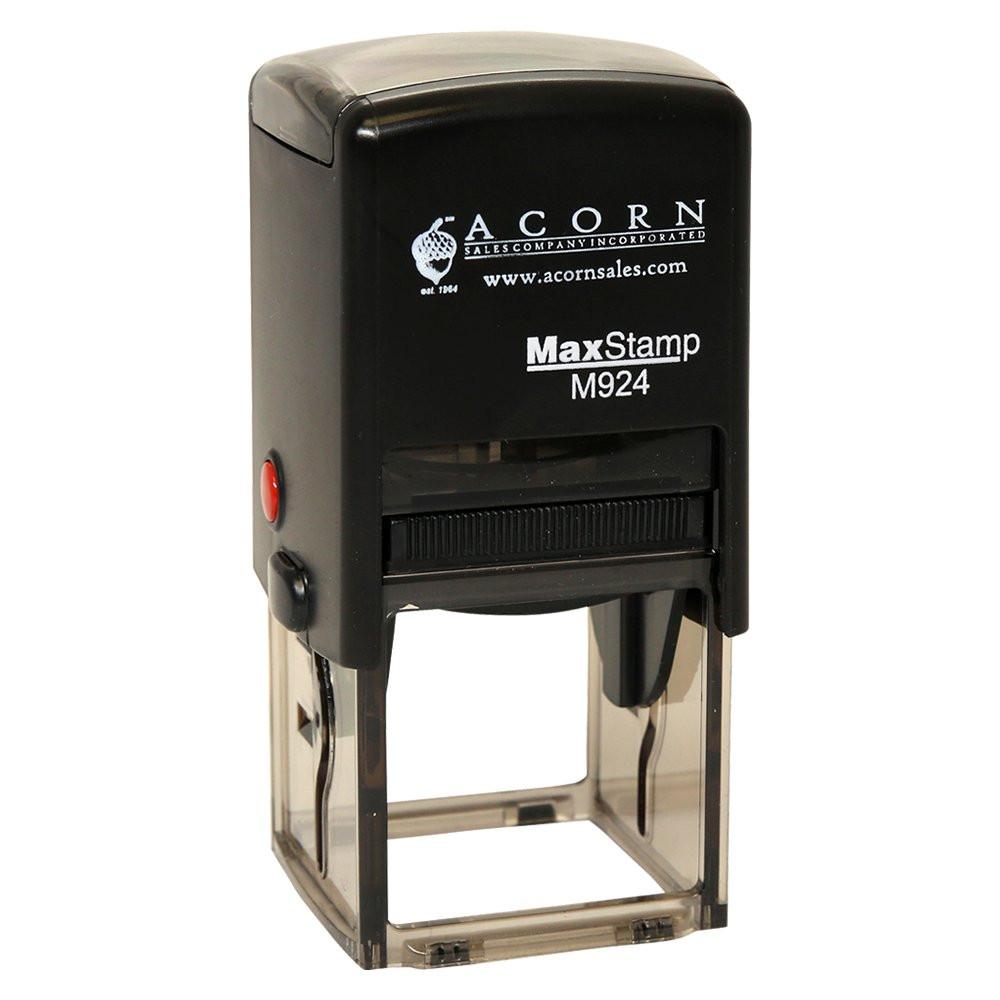 MaxStamp M924 self-inking rubber stamp for fast, clean business imprinting
