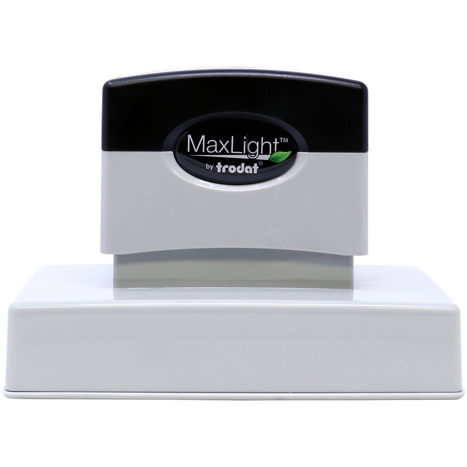 Trocalt MaxLight™ logo on lighting device base unit, branded product close-up for home or office lighting systems