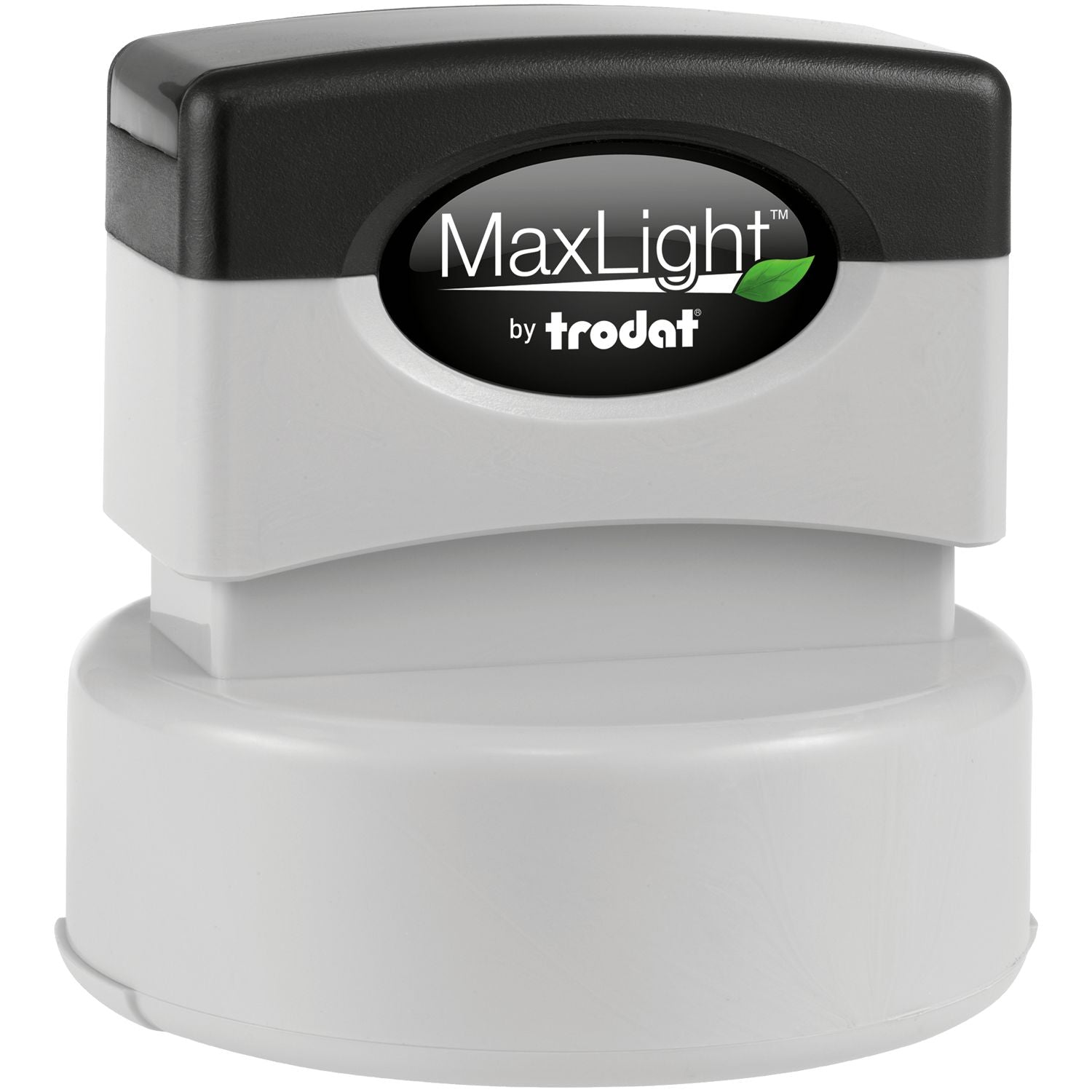 MaxLight by Trodat stamp ink pad label showing MaxLight branding for document marking and office stamping use