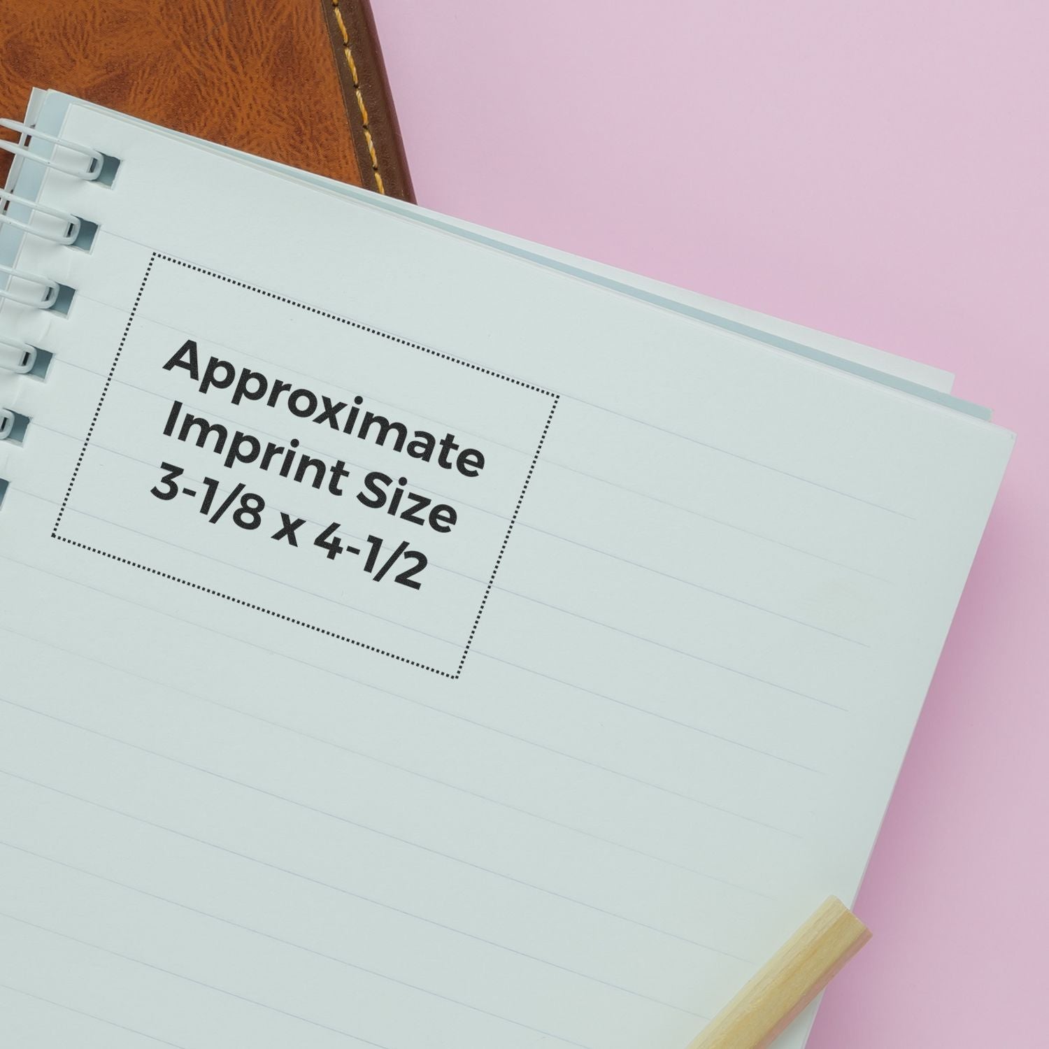 Maxlight Xl2 800 Pre Inked Stamp Size Overlay