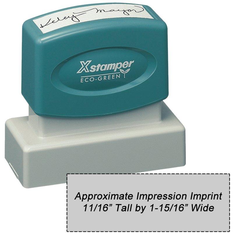 Main Image for N11 Custom Xstamper 11/16 x 1-15/16 