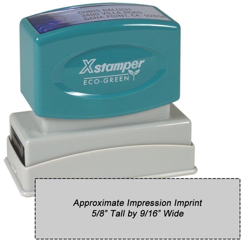 Main Image for N15 Custom 2-Part Xstamper 5/8 x 2-1/8 