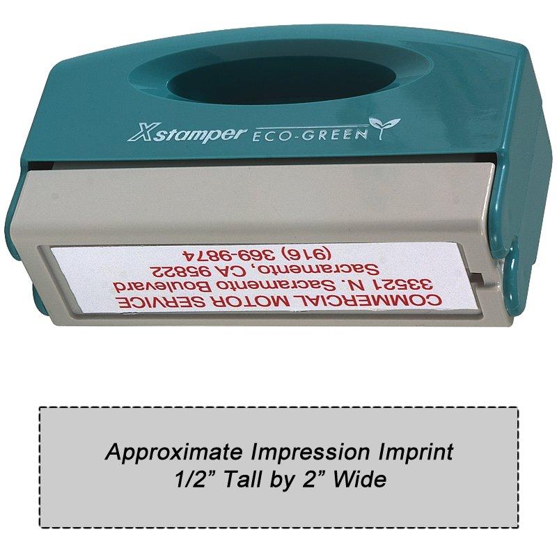 Main Image for N40 Custom Xstamper 1/2 x 2 