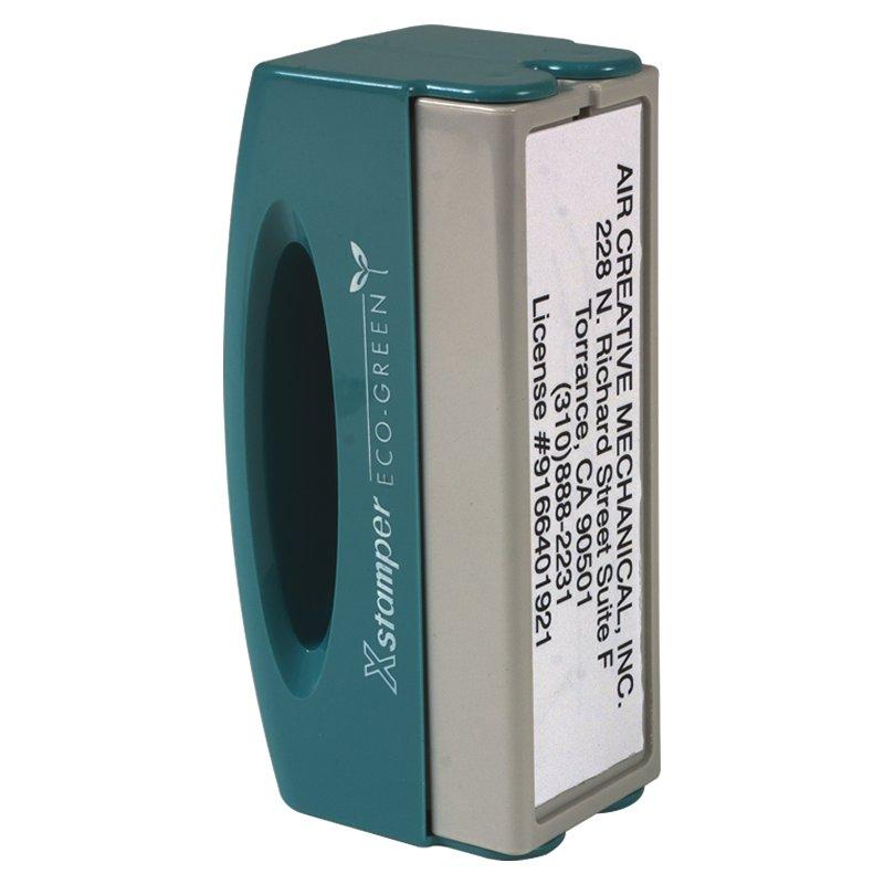 Xpower Tecogreen Air2B cartridge with label showing serial and compatibility info for equipment replacement and maintenance.