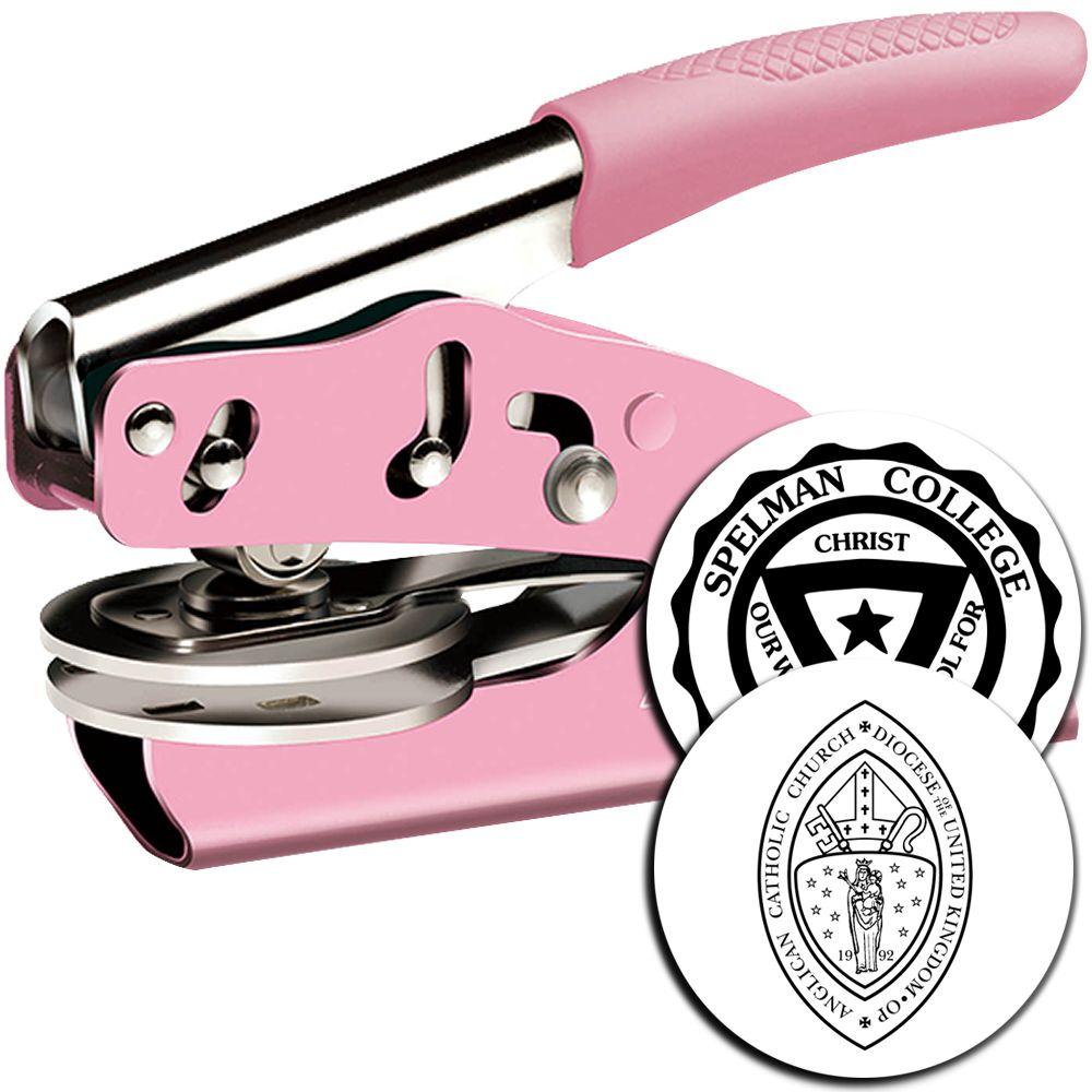 Pink Handheld Soft Custom Artwork Embosser Main Image