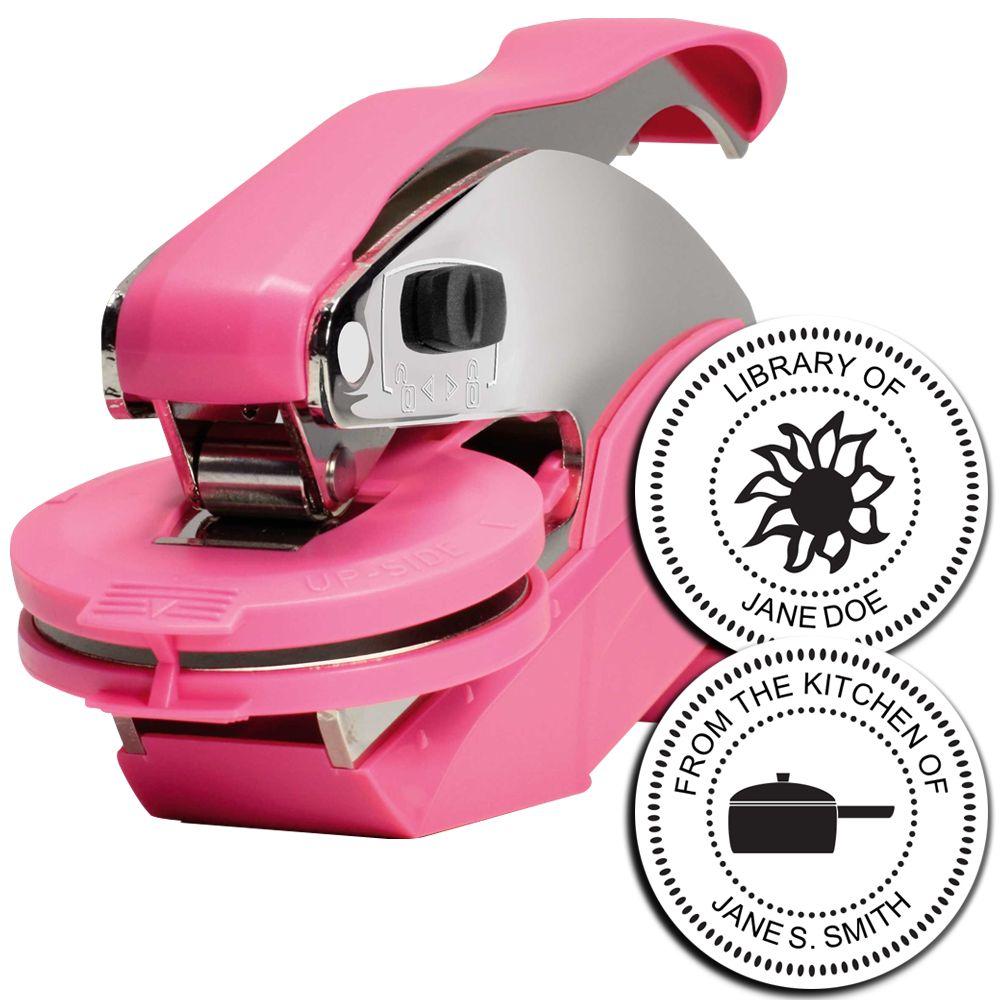 Pink Hybrid Personal Embosser Main Image