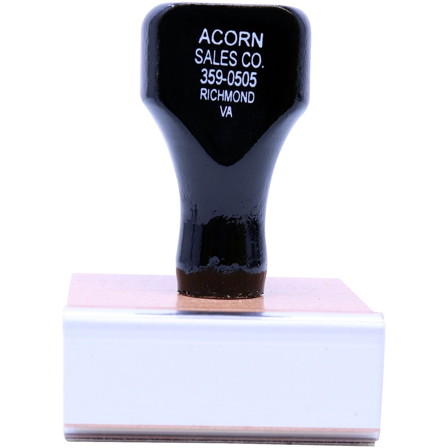 Acorn Sales Co stamp for contacting Richmond VA, featuring phone number 359-0505 on the vintage marker tool.