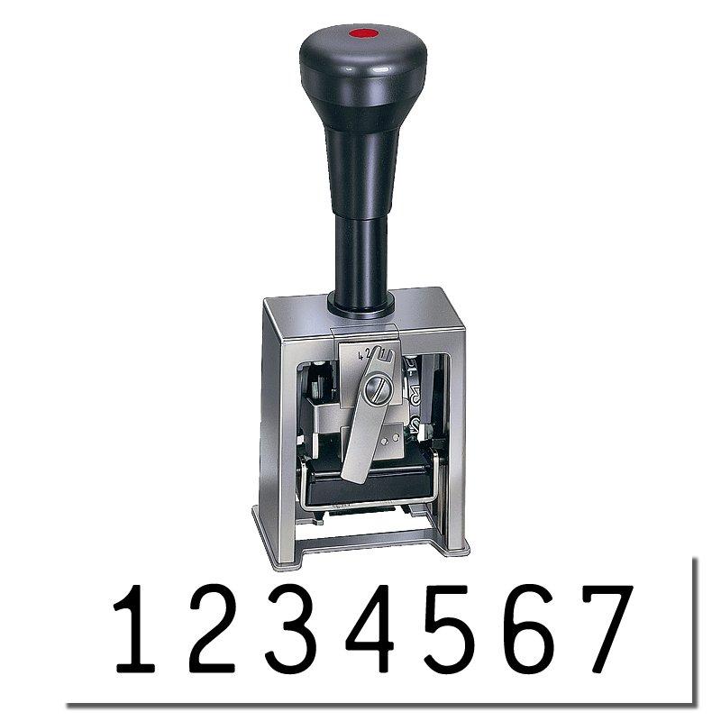 7 Wheel Reiner Numbering Machine Model 19-7