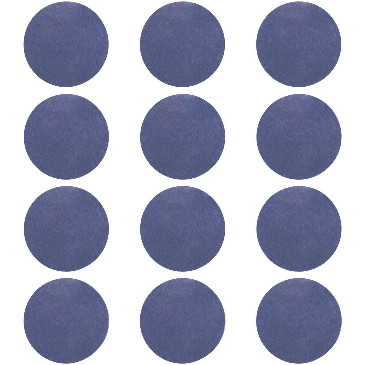 Round Silver Foil Seals Qty 40