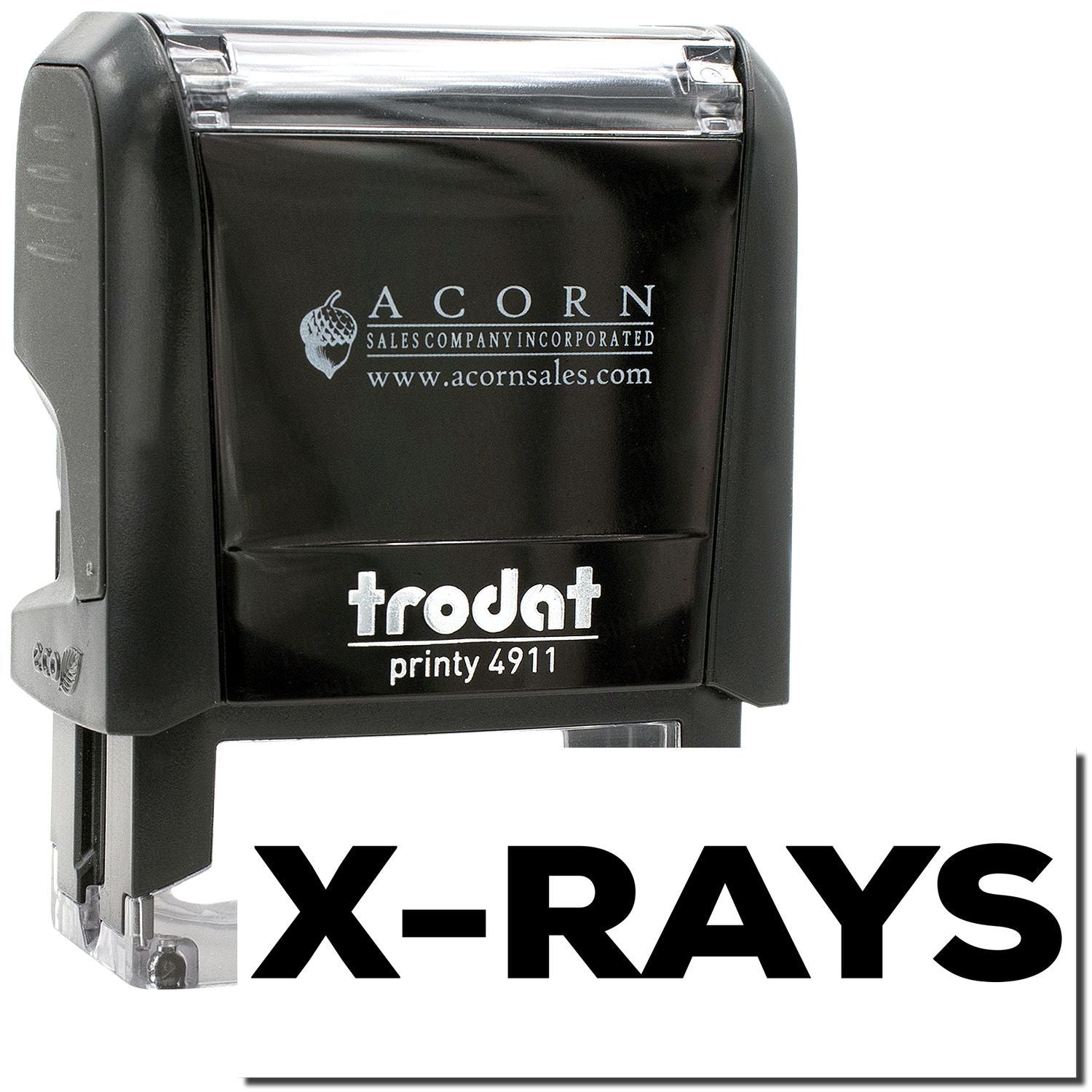 Trodat Printy 4911 X-RAYS self-inking rubber stamp by Acorn Sales