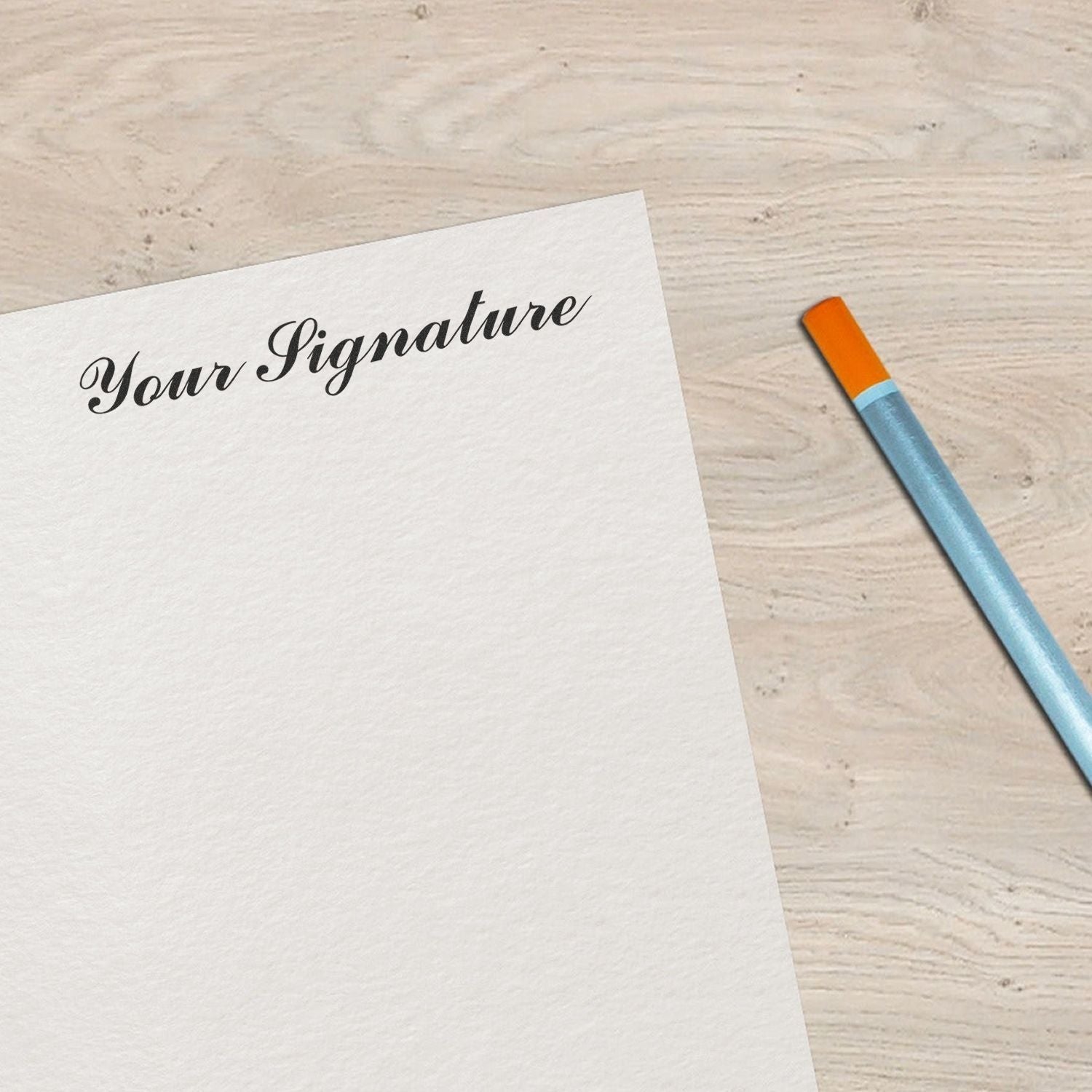 Self Inking Signature Stamp Si Sig In Use 3