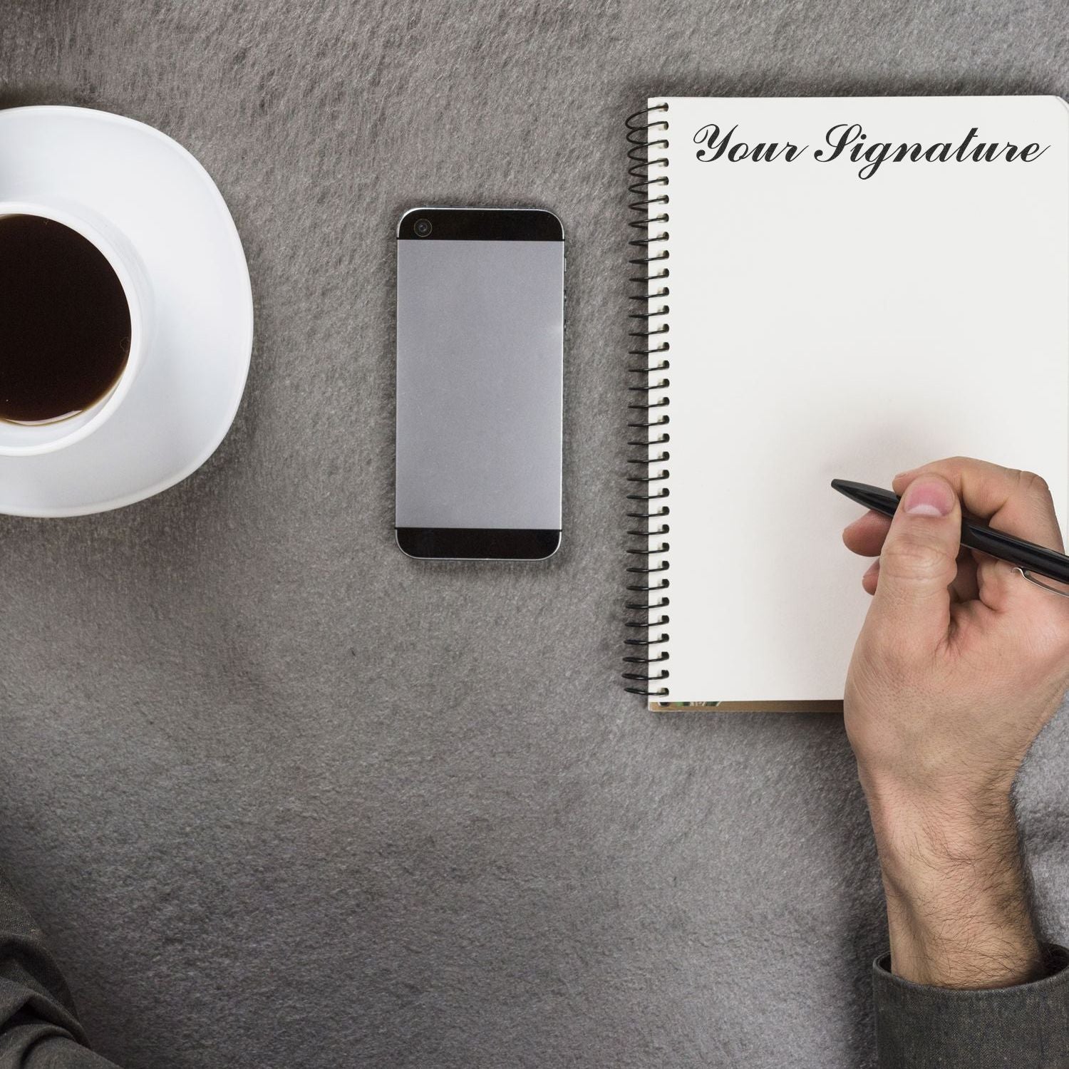 Self Inking Signature Stamp Si Sig In Use 5