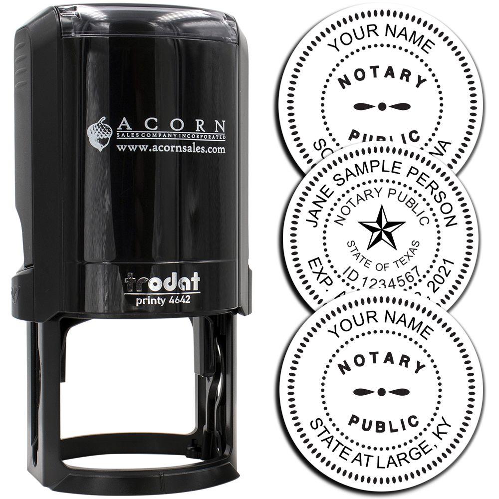 Self Inking Stamp of Notary Public Seal Main Image