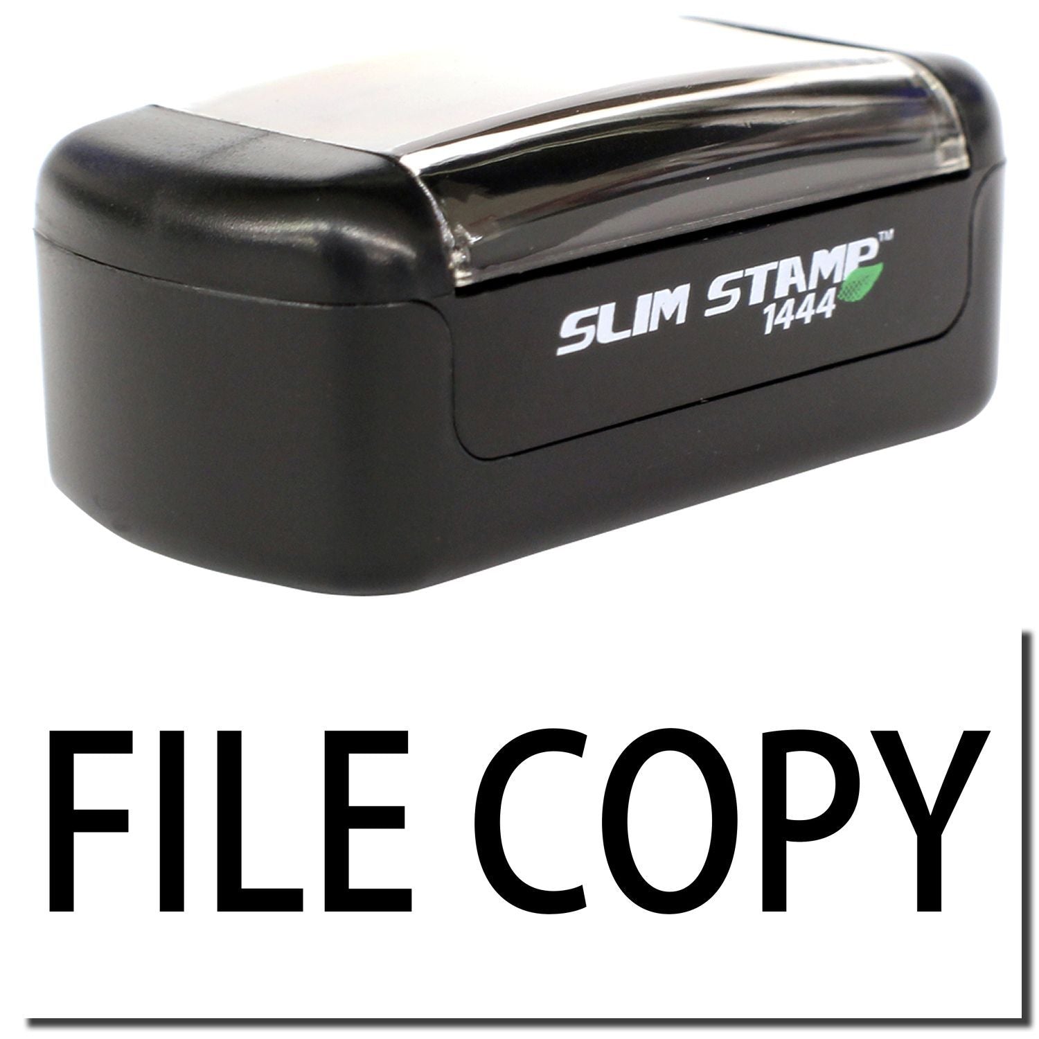 Slim Stamp 1444 file copy self-inking office stamp for document labeling