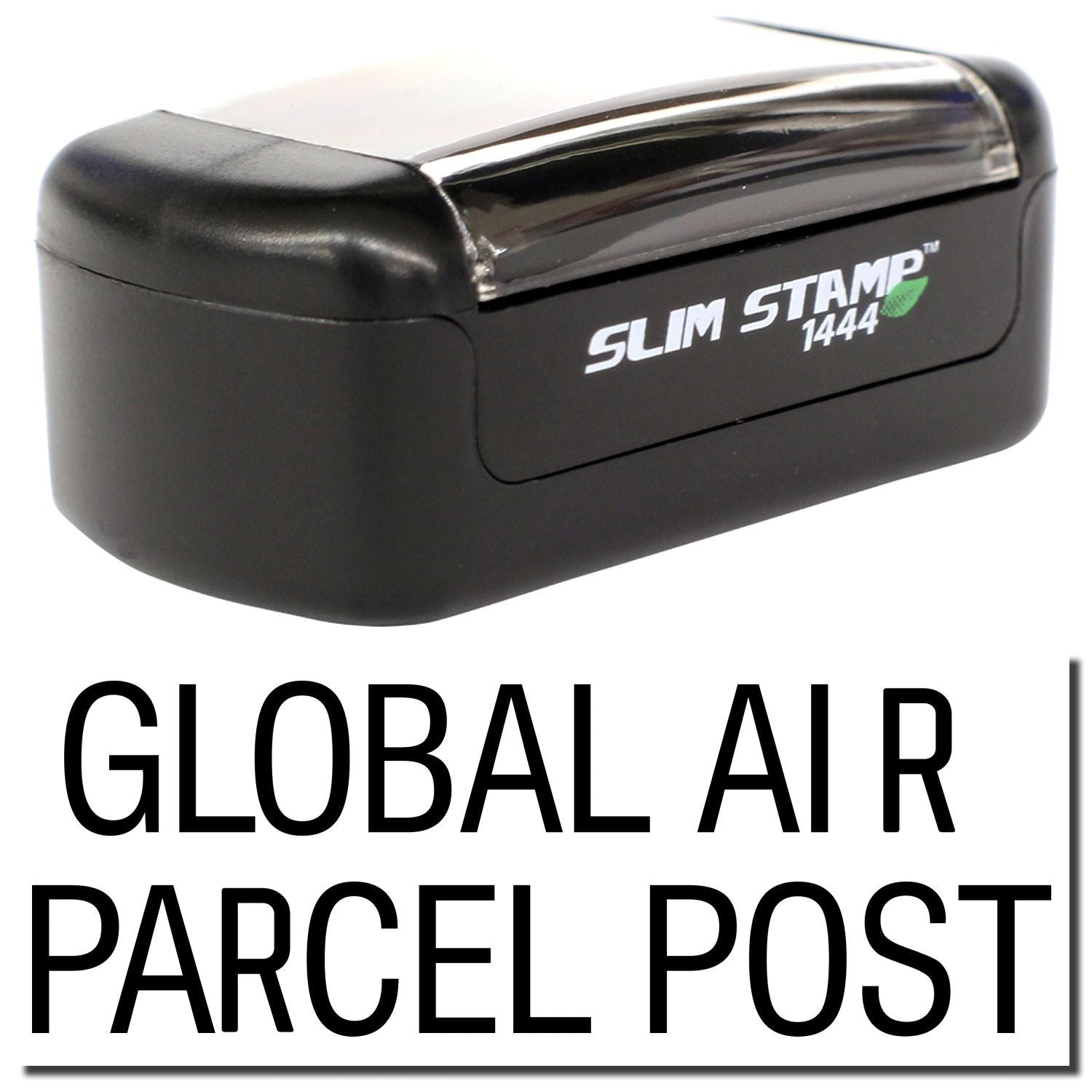 Global Air Parcel Post Slim Stamp 1444 postage stamp dispenser on white background