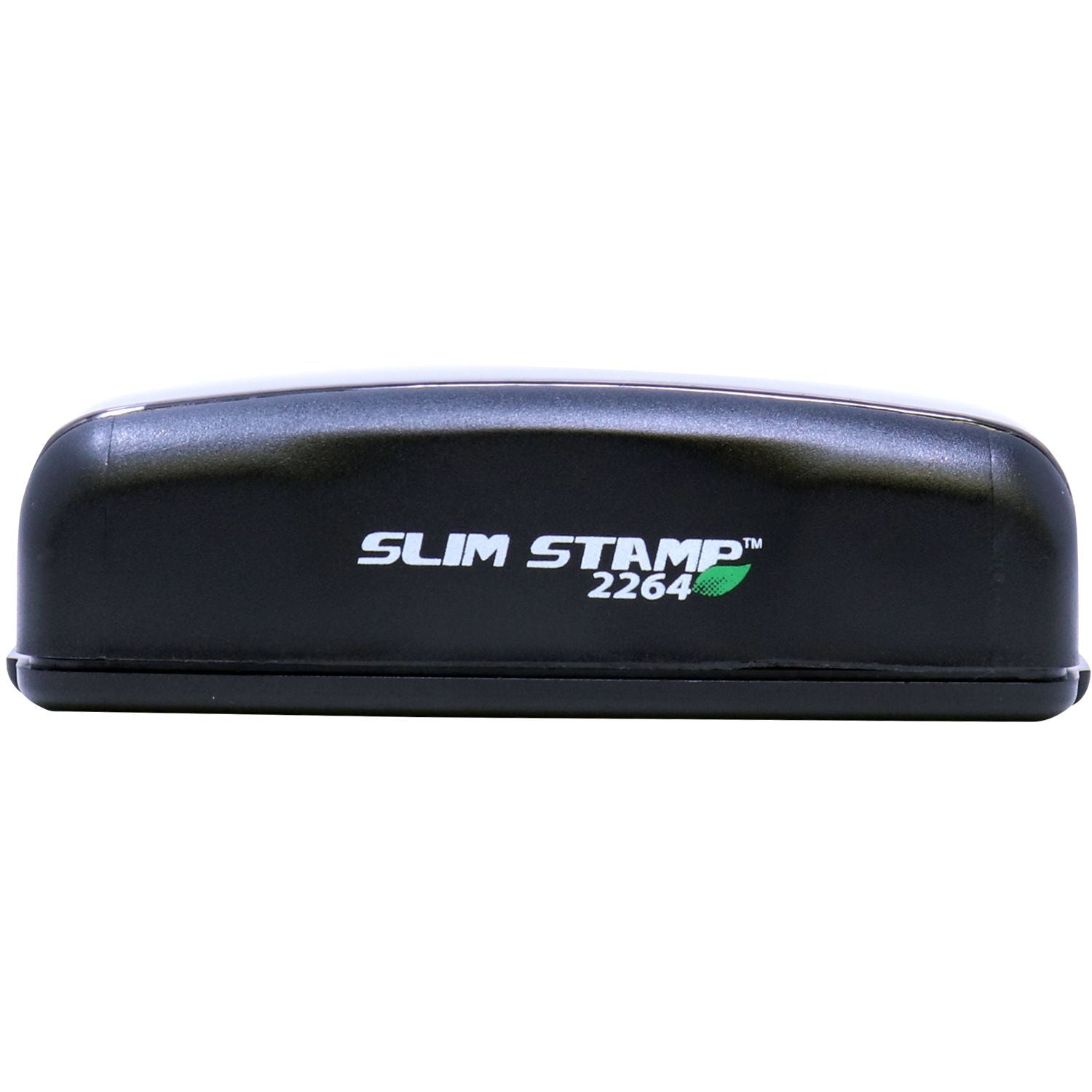 Slim Stamp 2264 ink stamp top with logo, product close-up for marking documents and labeling.