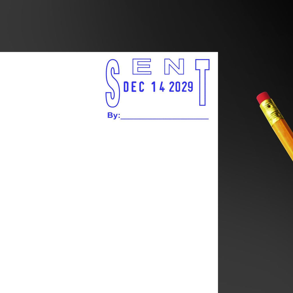 Send Date Stock Send Date Stamp |Self Inking Date Stamps | Acorn Sales