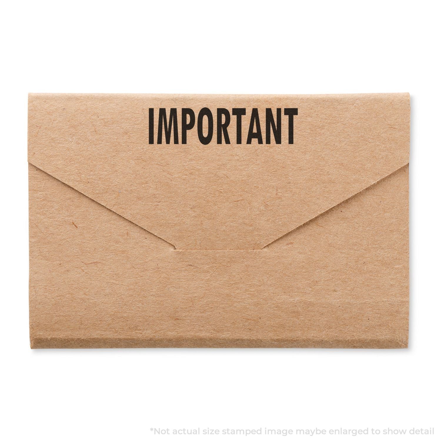 Kraft paper envelope labeled IMPORTANT, symbolizing urgent important mail delivery or notifications.