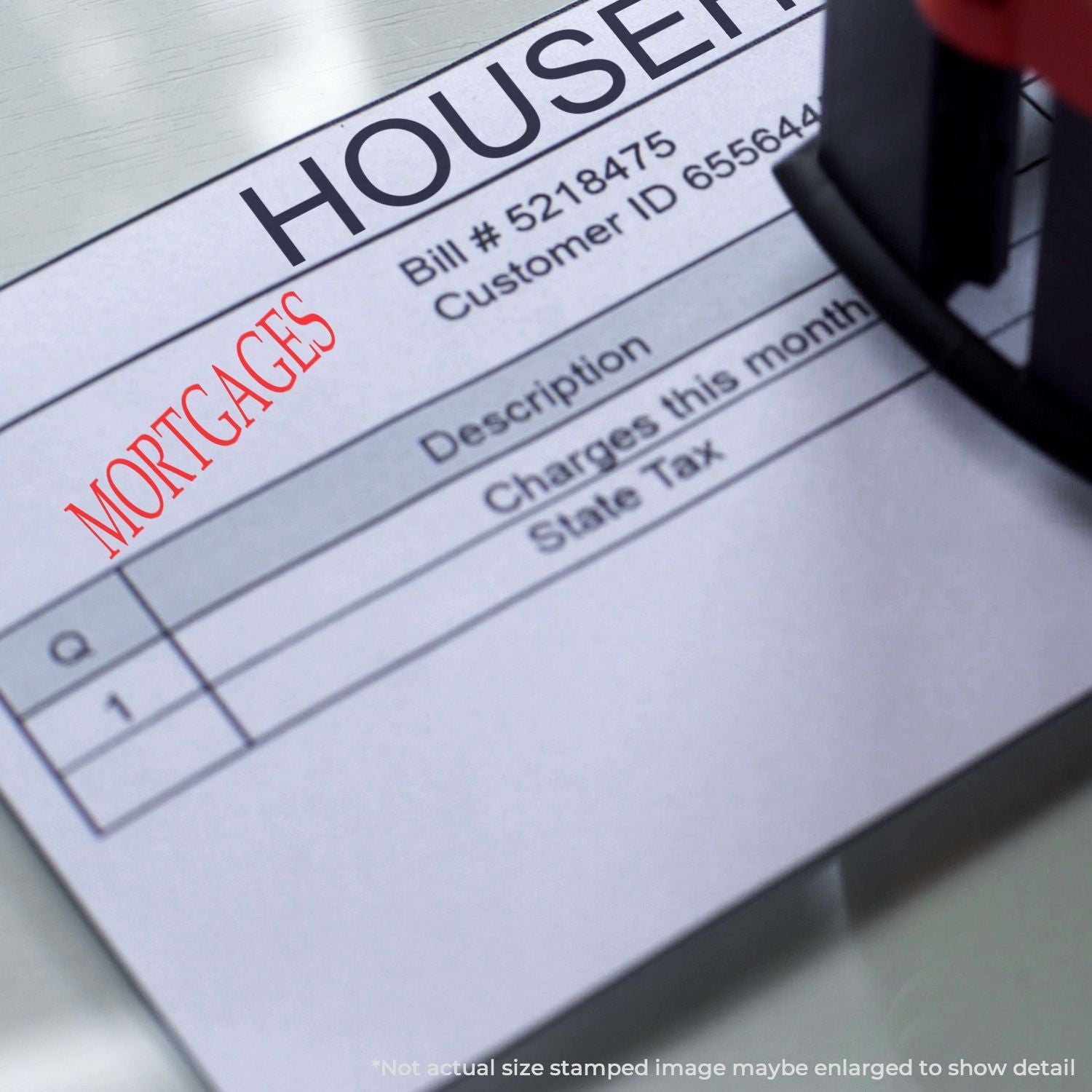 Invoice form showing Bill # and Customer ID fields, highlighting customer billing information and account details.