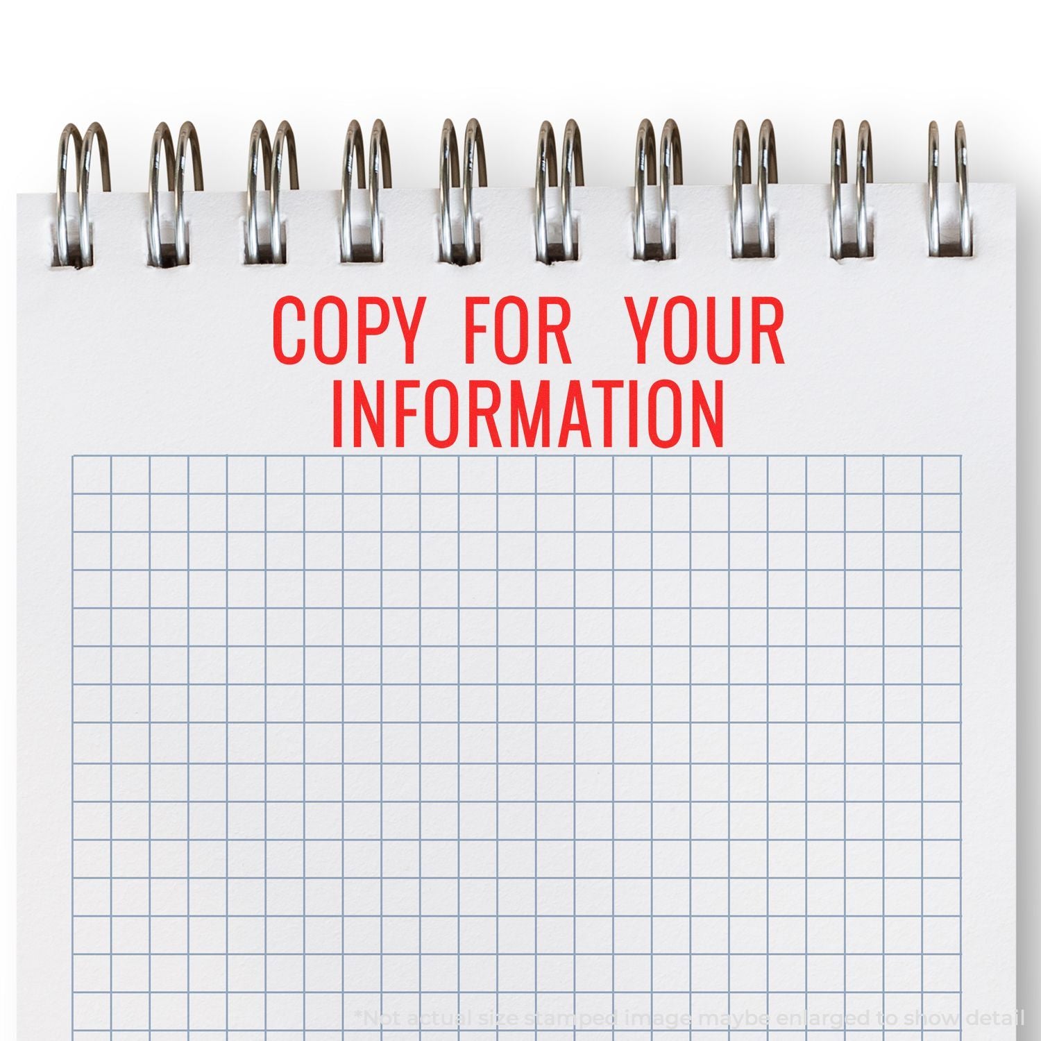 Copy for your information (CFY) message template on lined form with binder rings, suitable for office and document filing.