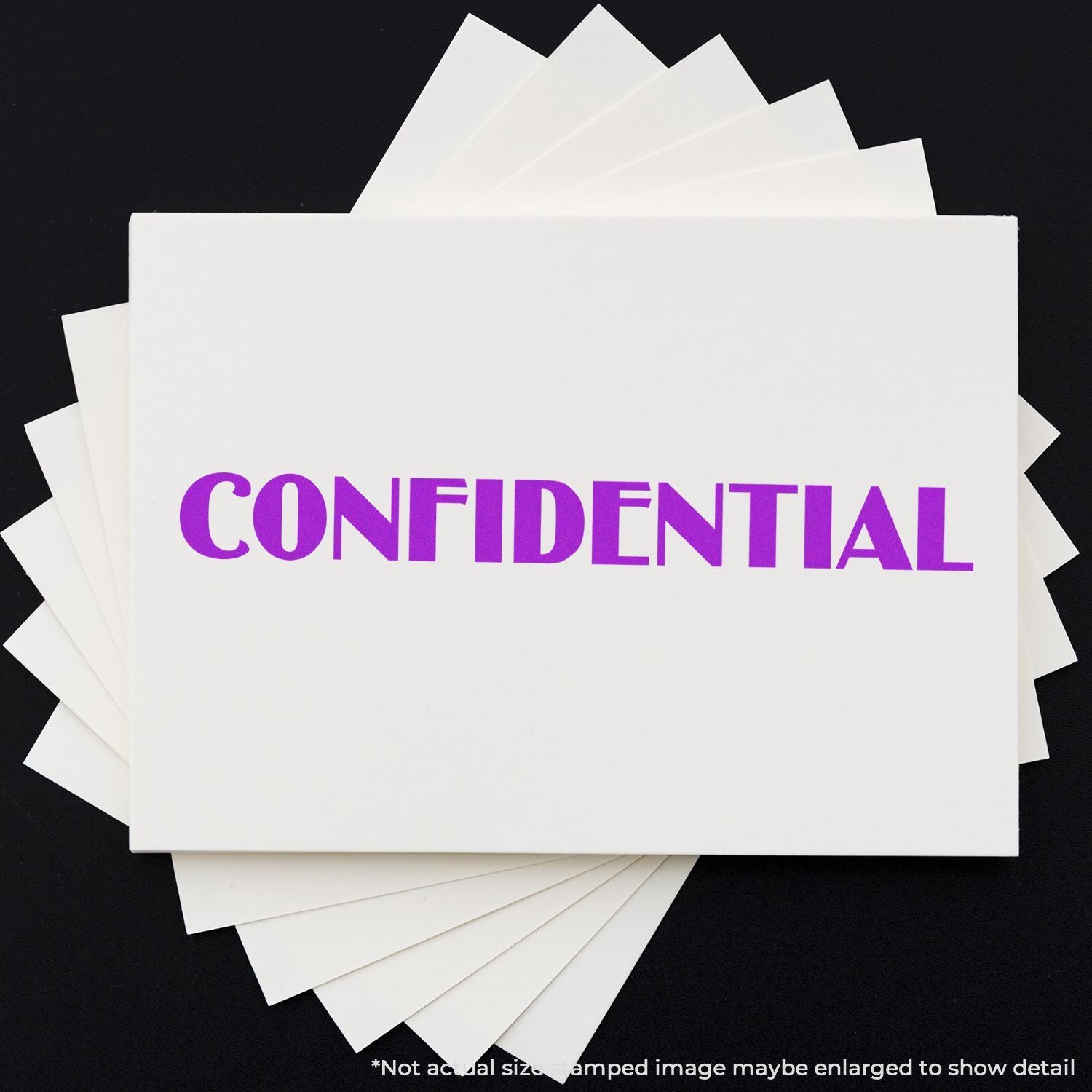 Confidential document label on stacked white files, highlighting privacy and secure handling for legal or business records.