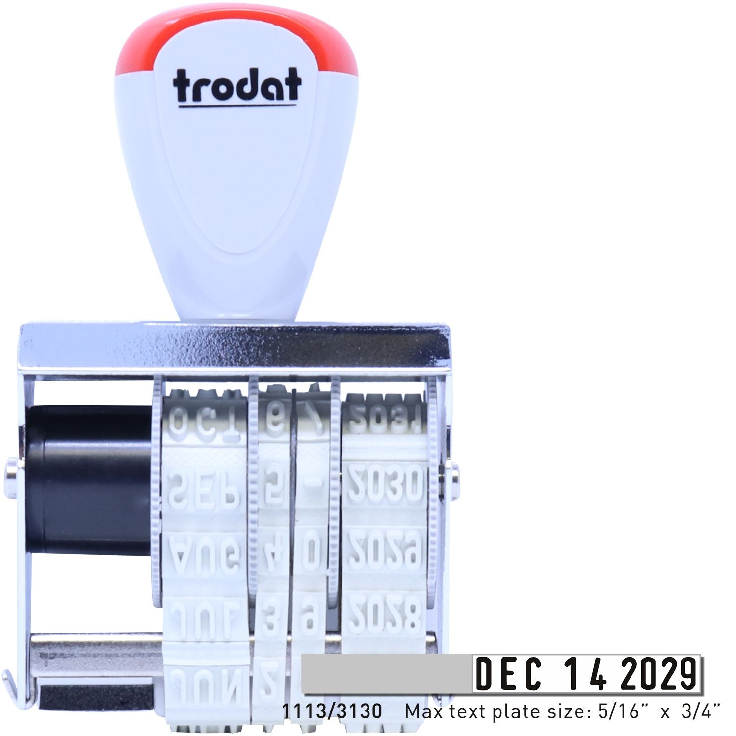 Trodat 1113-3130 Local Style Date Stamp 5/16 x 3/4 Main Image