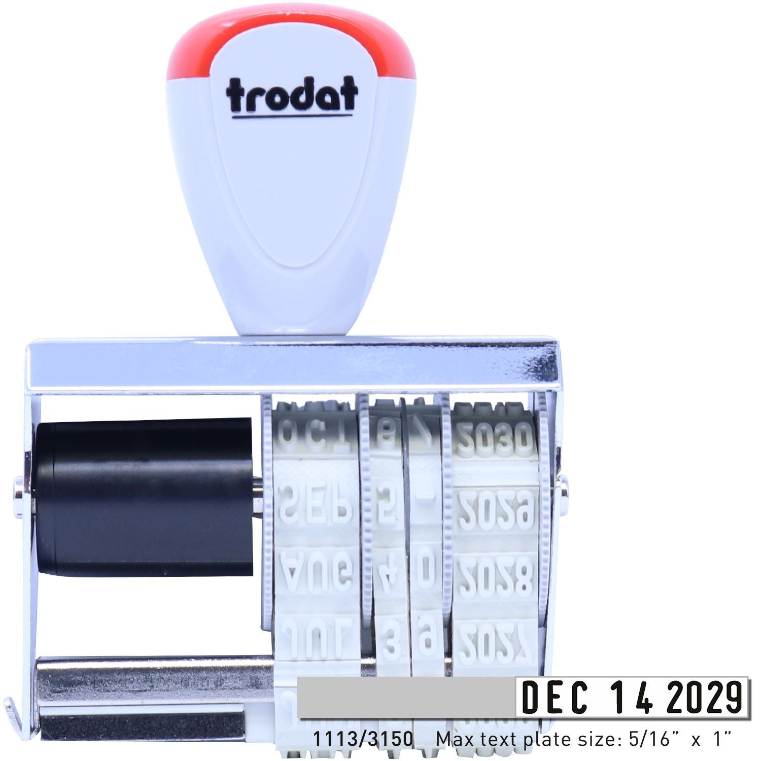 Trodat 1113-3150 Local Style Date Stamp 5/16 x 1 Main Image