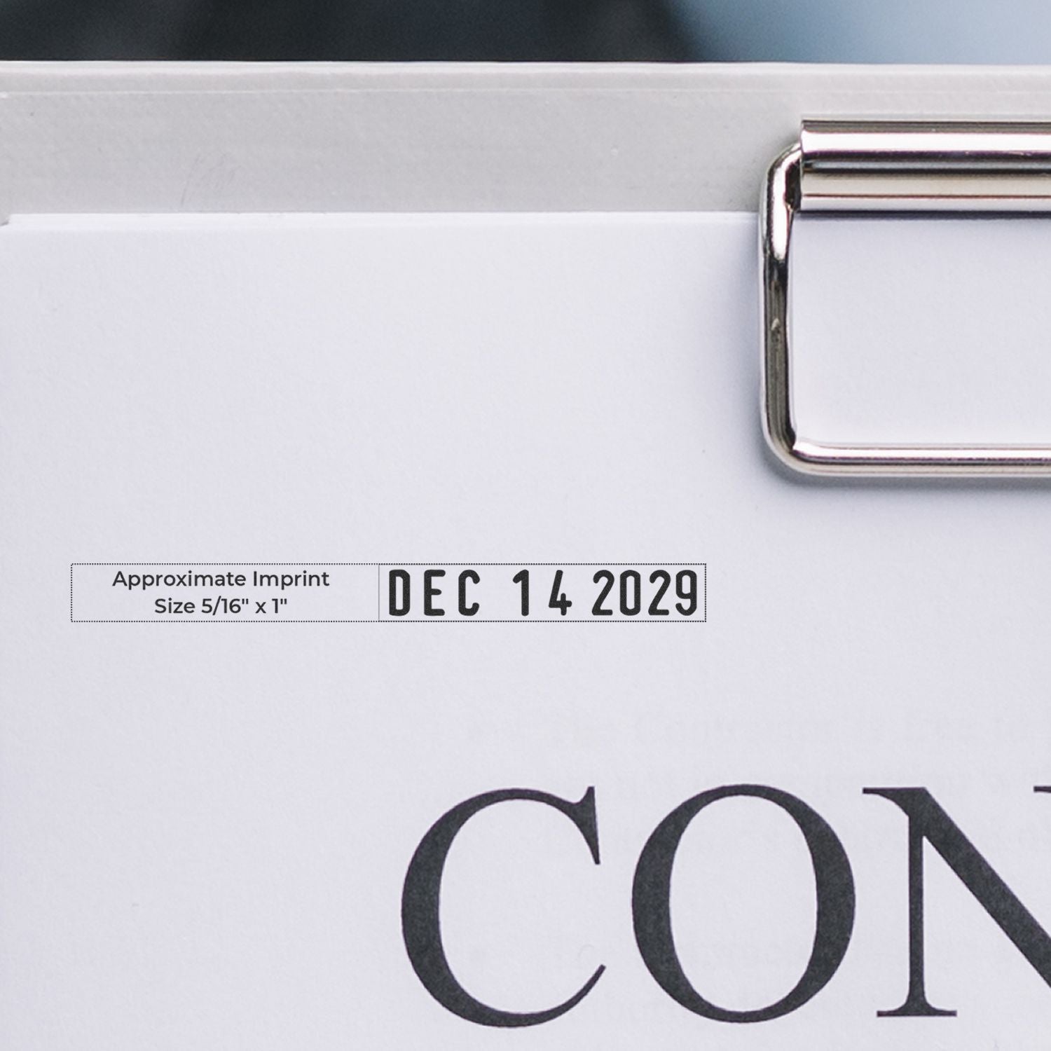 Trodat 1113-3150 Local Style Date Stamp 5/16 x 1 Size Overlay