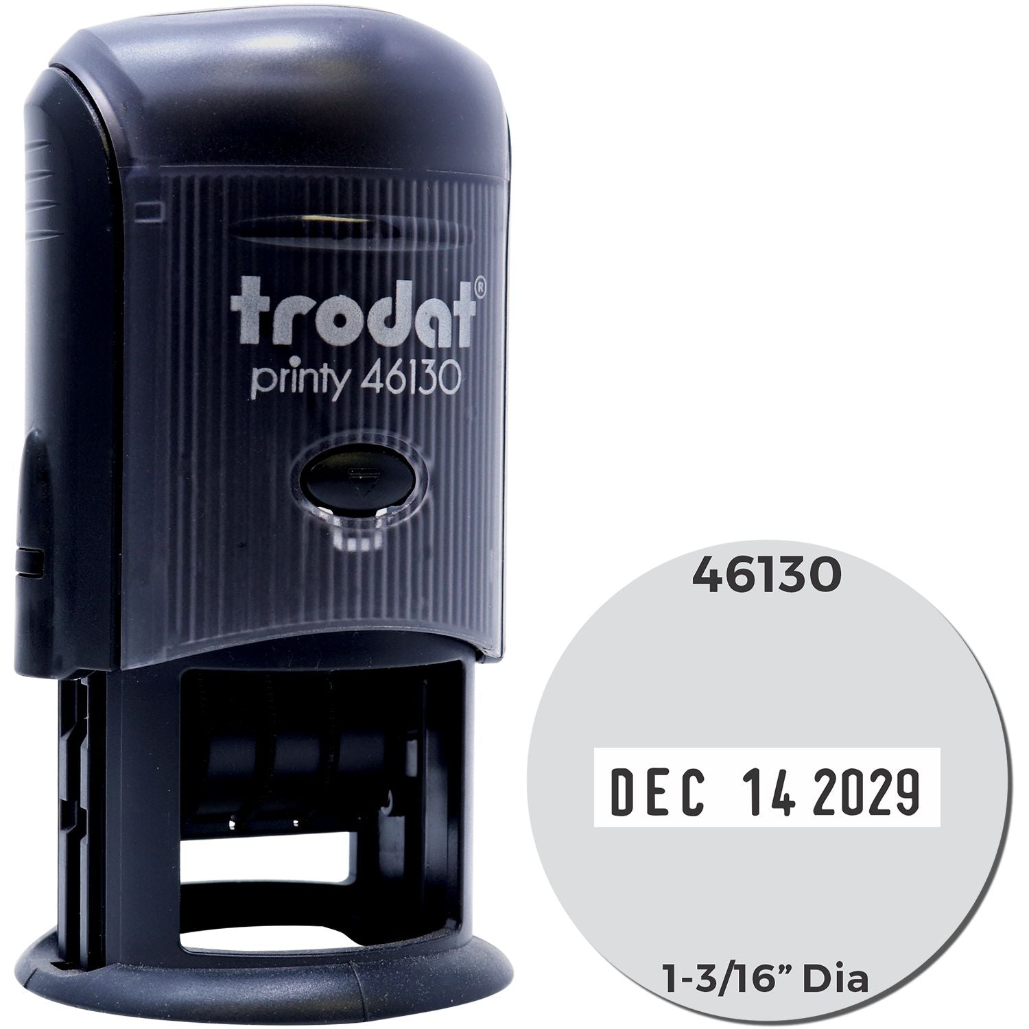 Trodat 46130 Date Stamp 1-3/16 Diameter DS-46130 Main Image