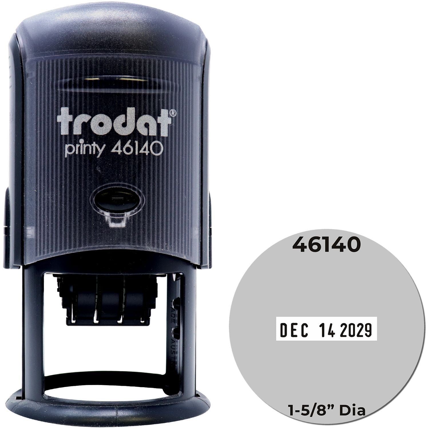 Trodat 46140 Date Stamp 1-5/8 Diameter DS-46140 Main Image