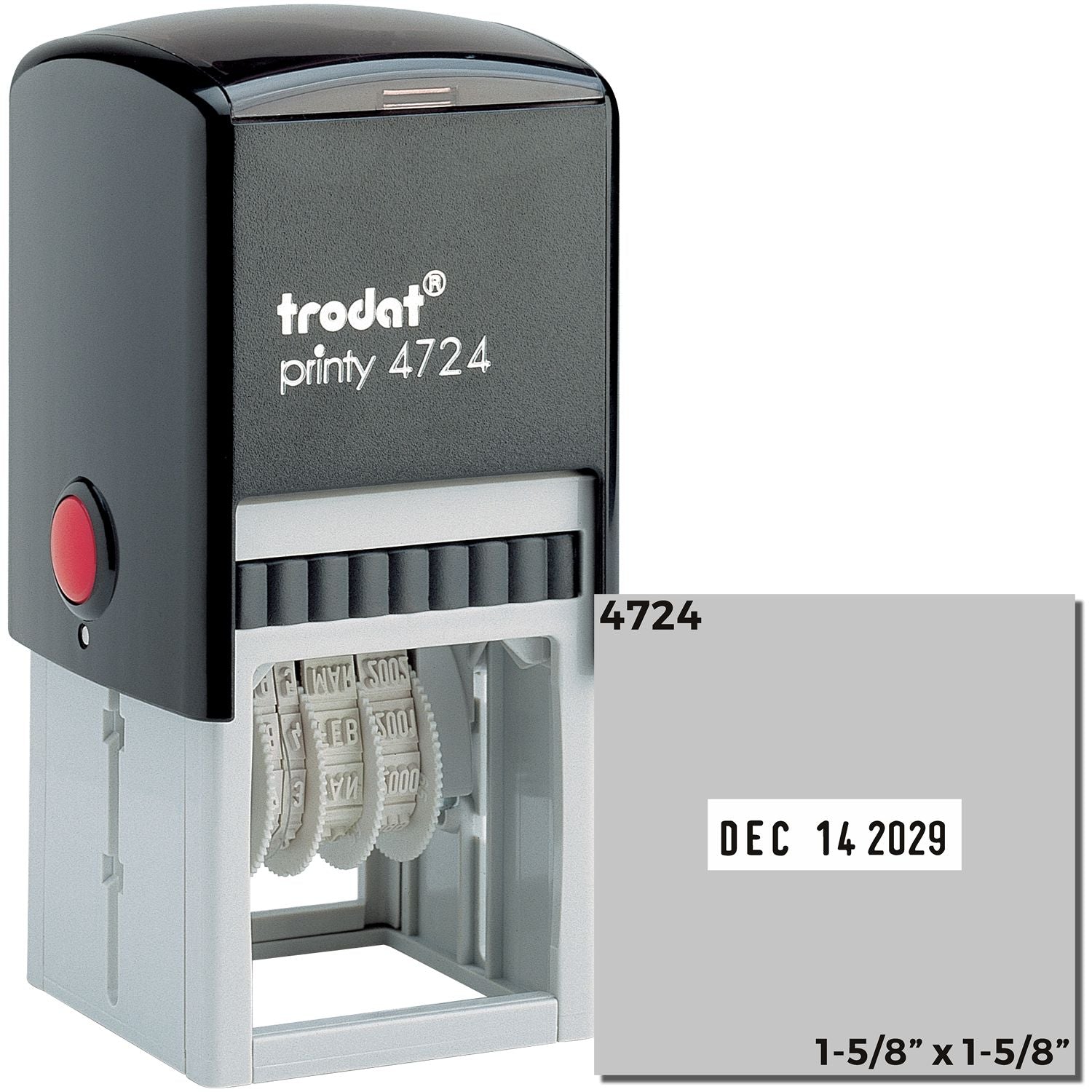 Trodat 4724 Date Stamp 1-5/8 x 1-5/8 DS-4724 Main Image