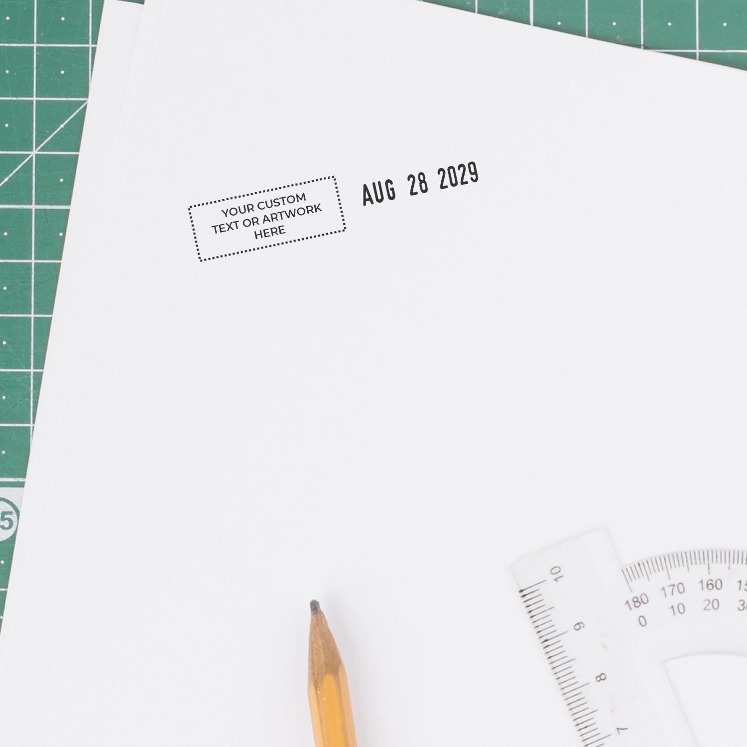 Trodat 4813 Date Stamp 3/8 x 1 DS-4813 Artwork Overlay