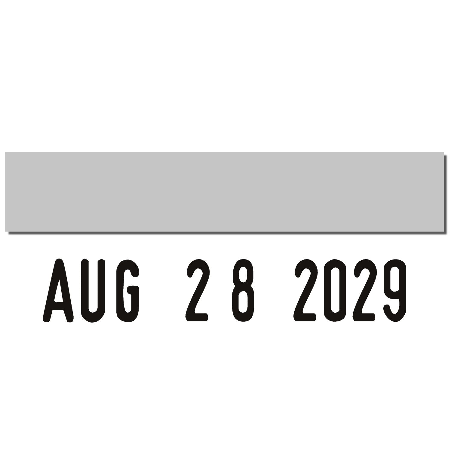 Trodat 4850 Date Stamp 3/16 x 1 DS-4850 Enlarged Imprint