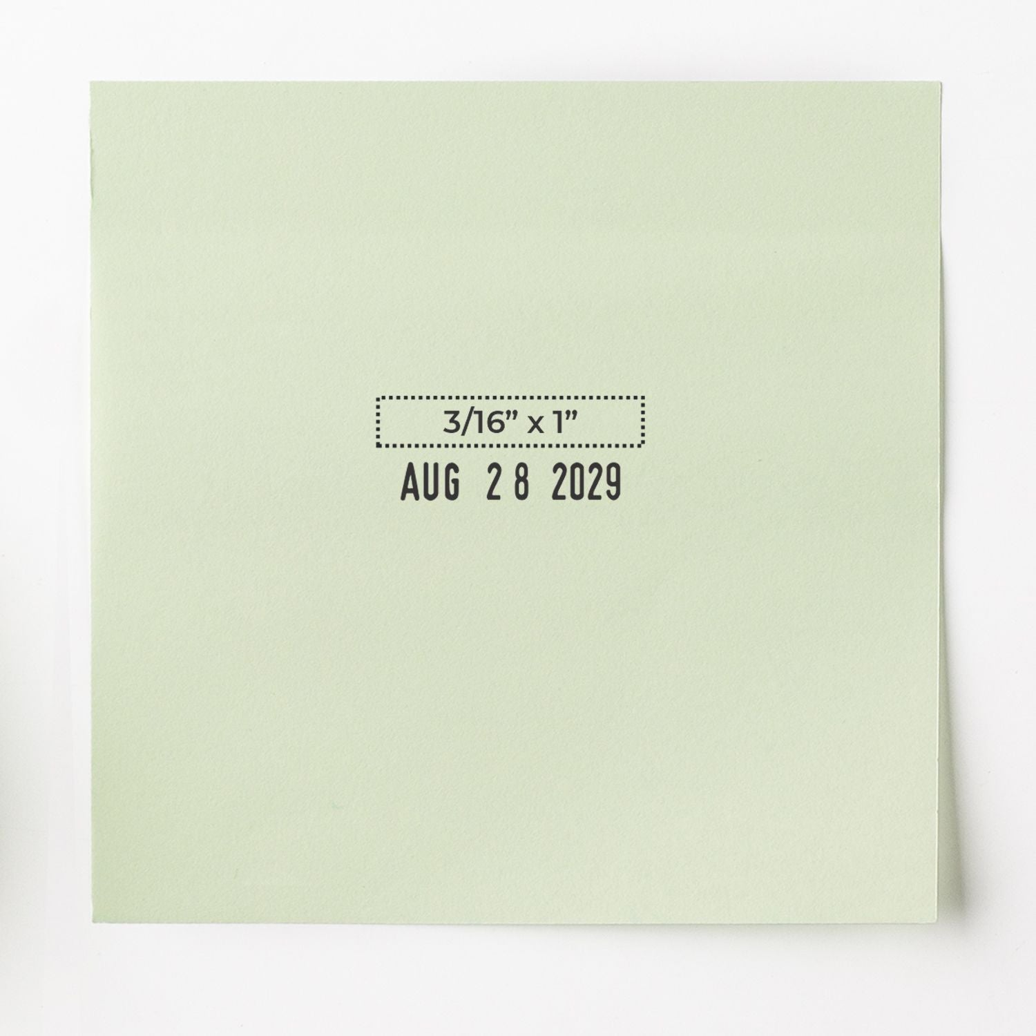 Trodat 4850 Date Stamp 3/16 x 1 DS-4850 Size Overlay