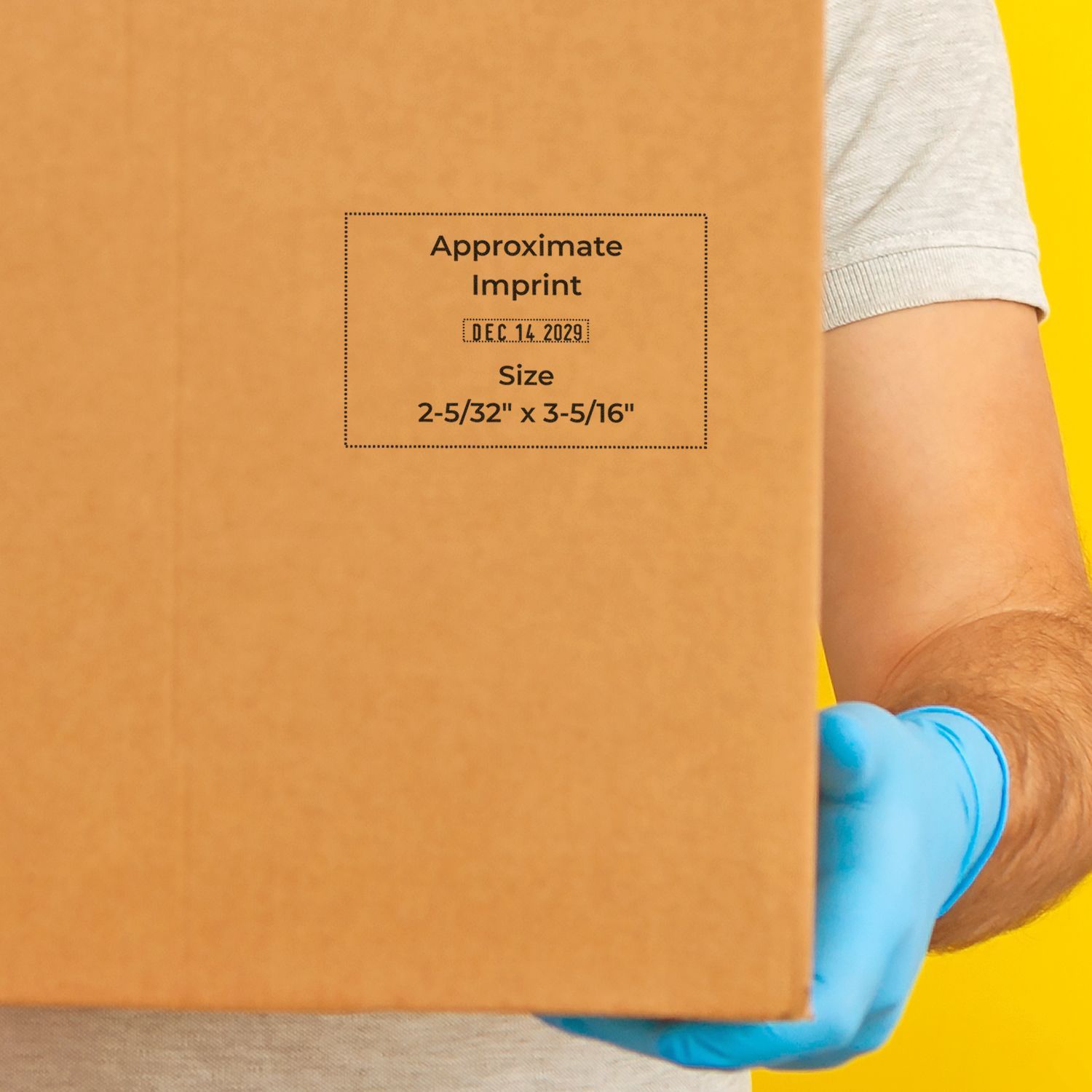 Trodat 54110 Heavy Duty Date Stamp 2-5/32 x 3-5/16 DS-54110 Size Overlay