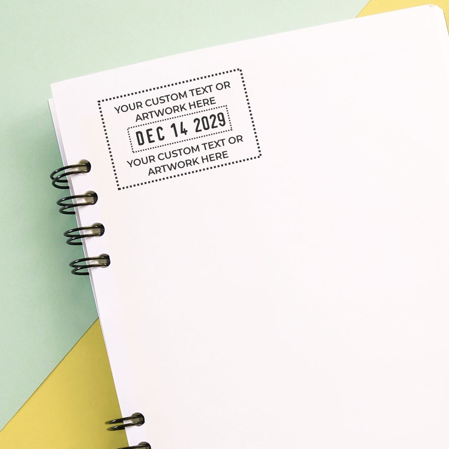 Trodat 5430 Heavy Duty Date Stamp 1 x 1-5/8 DS-5430 Artwork Overlay