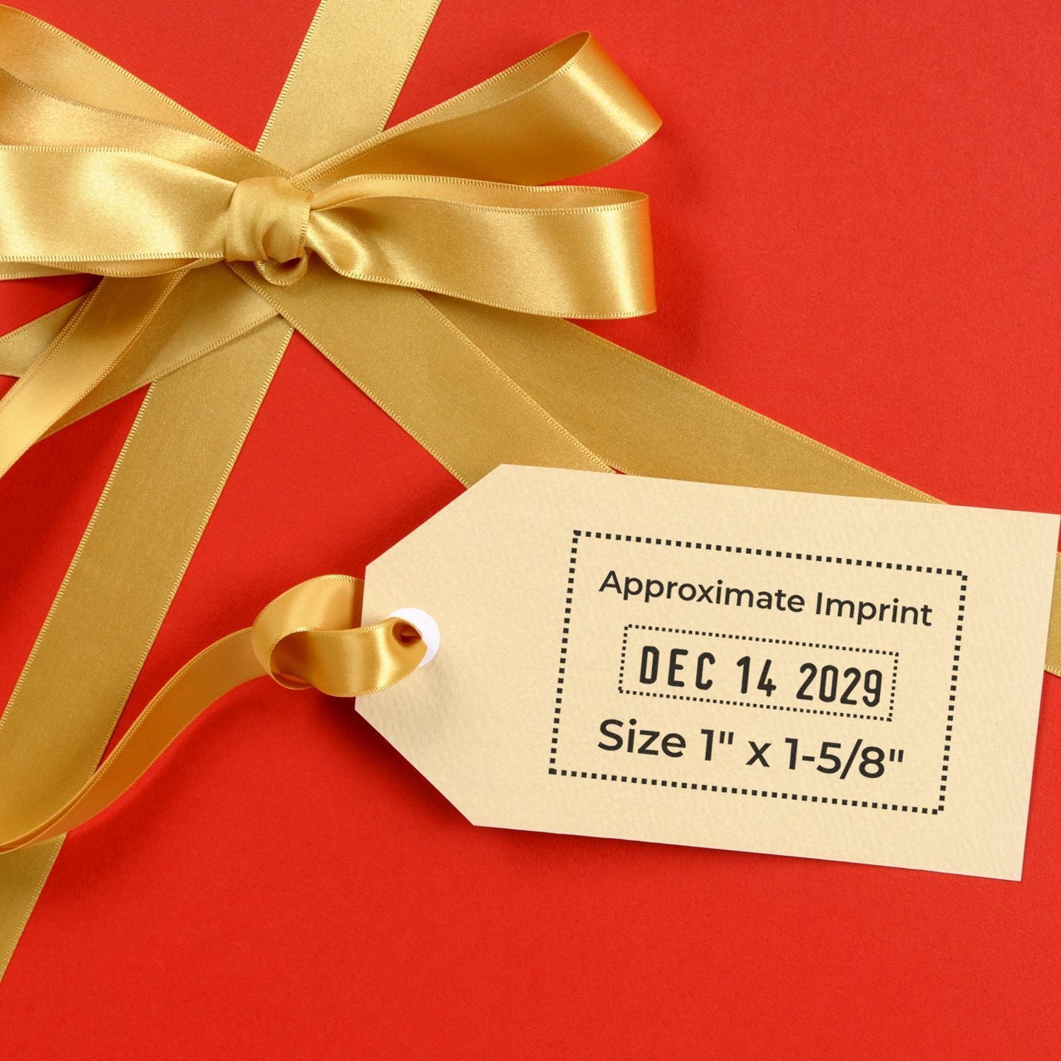 Trodat 5430 Heavy Duty Date Stamp 1 x 1-5/8 DS-5430 Size Overlay