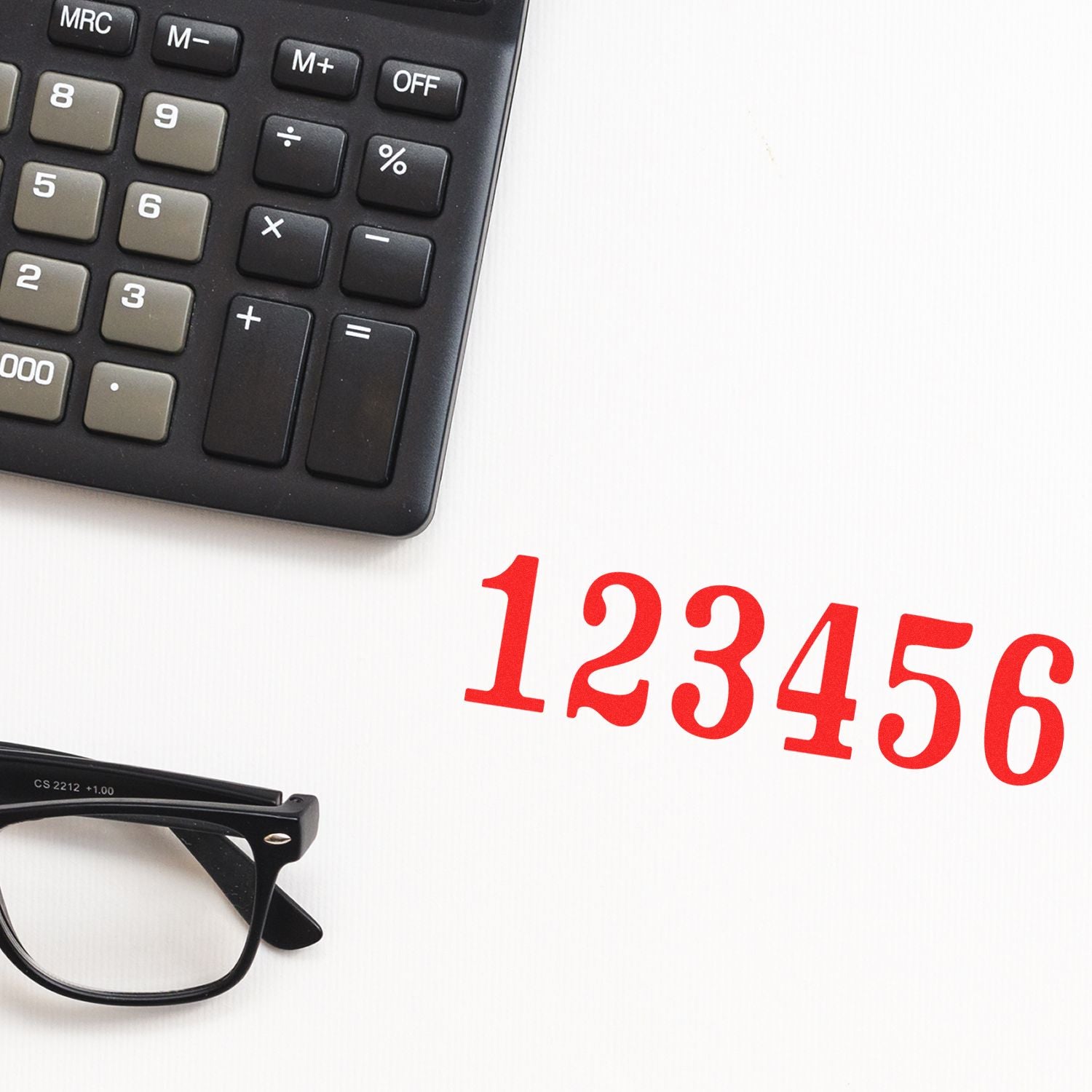 Trodat Plastic Economy Numbering Machine In Use 2