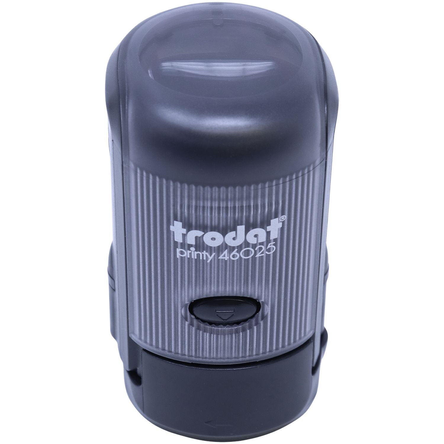 Trodat Printy 46025 self-inking stamp in black and gray plastic ??????