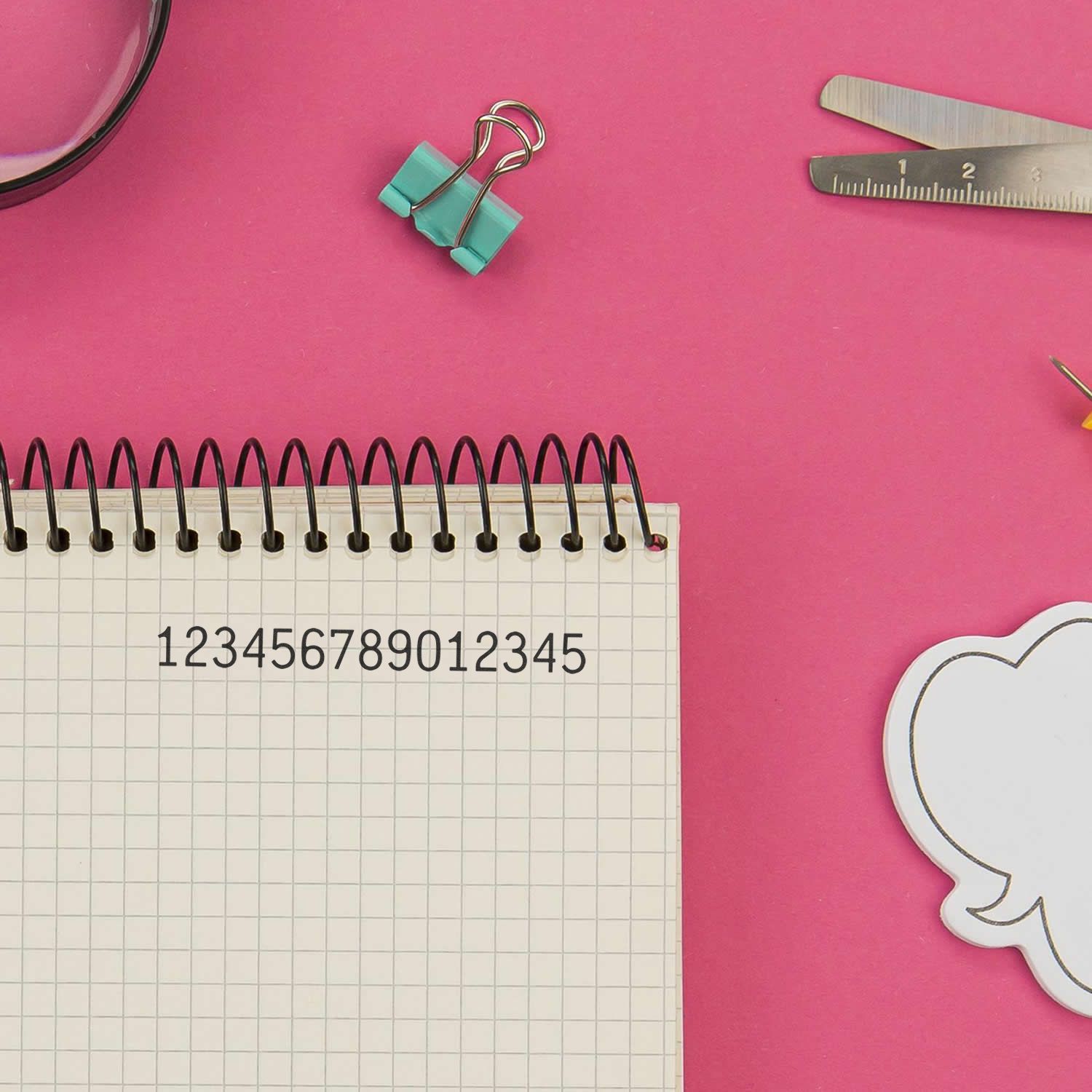 Wide Frame Numbering Machine Model 332 In Use 1