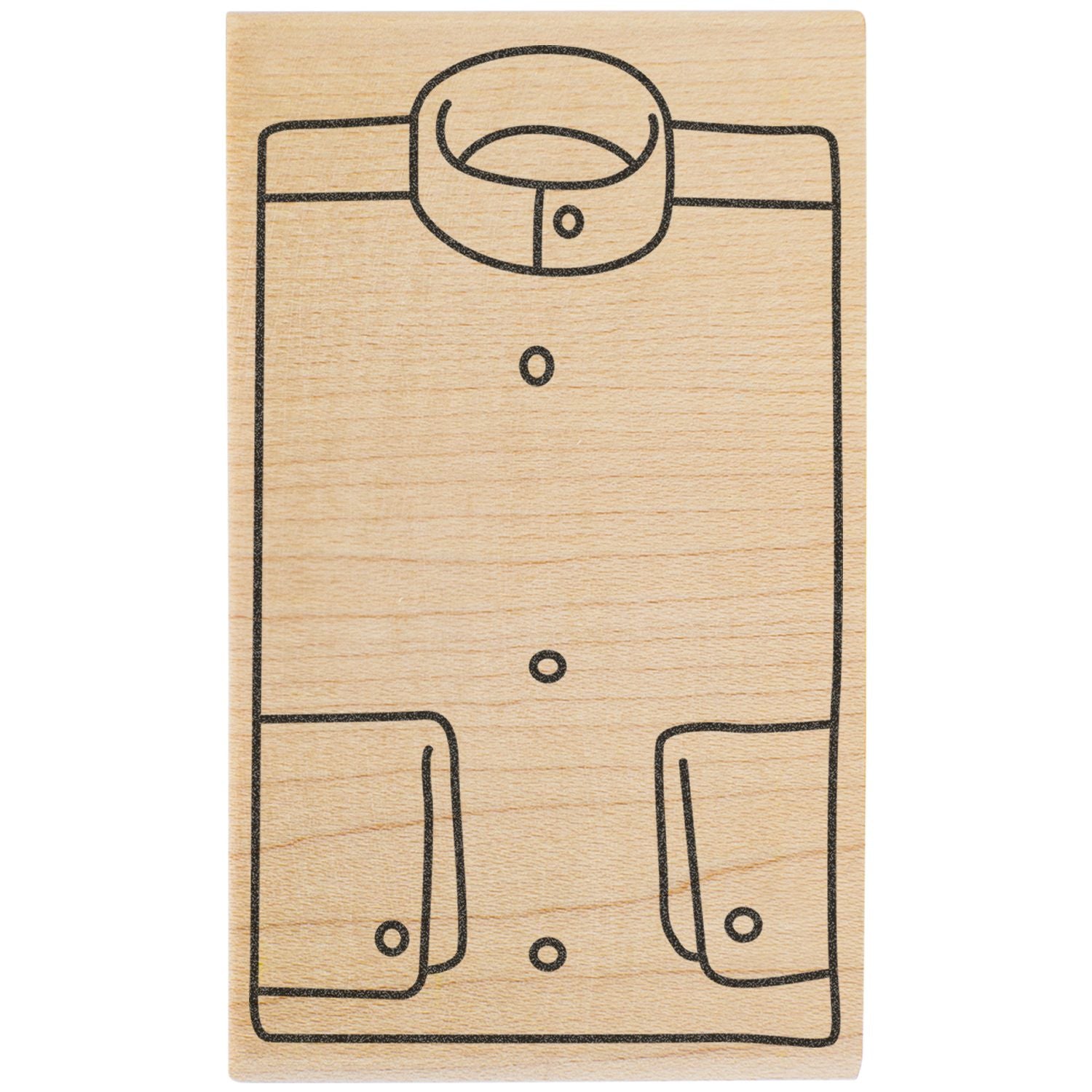 Wooden educational puzzle board with engraved clothing outline for kids toy learning activity