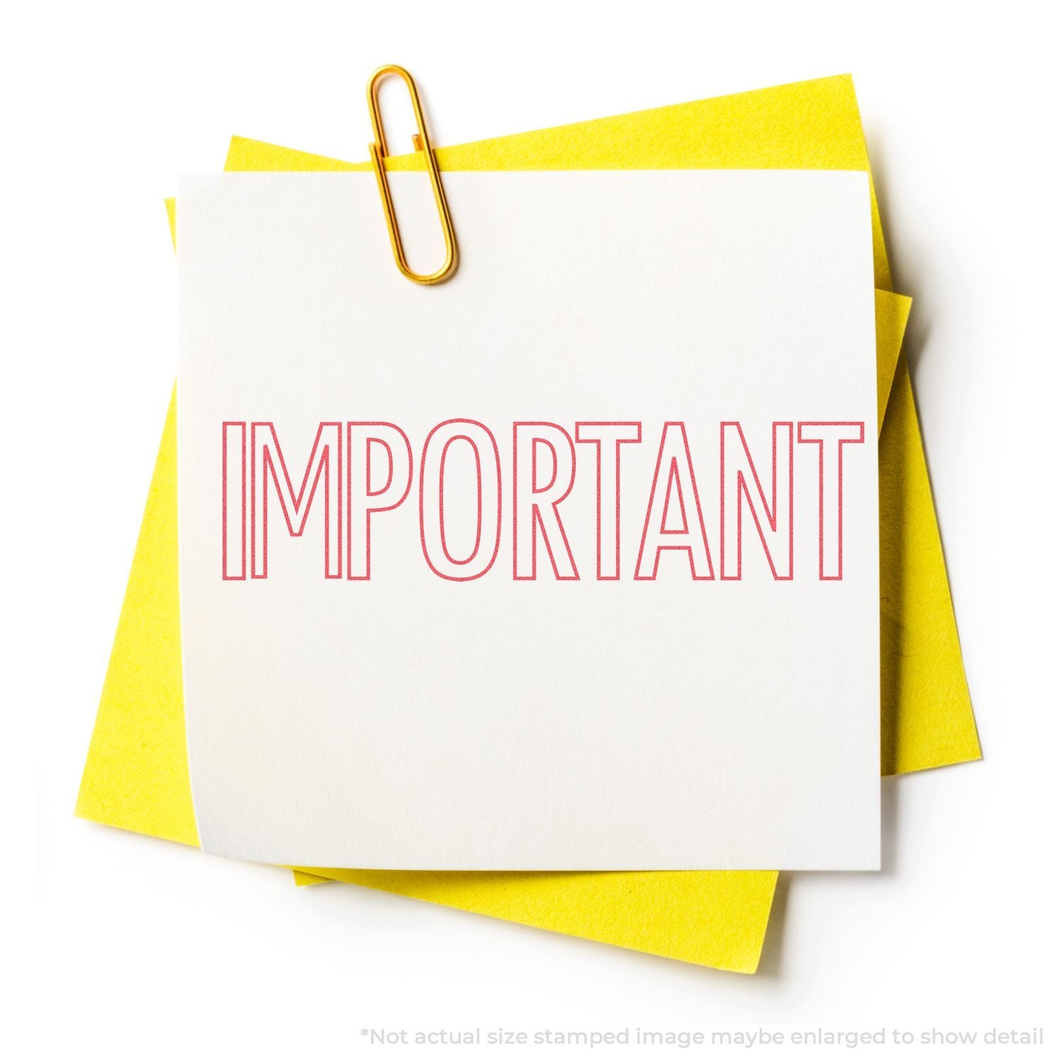 In Use Photo of Important Xstamper Stamp