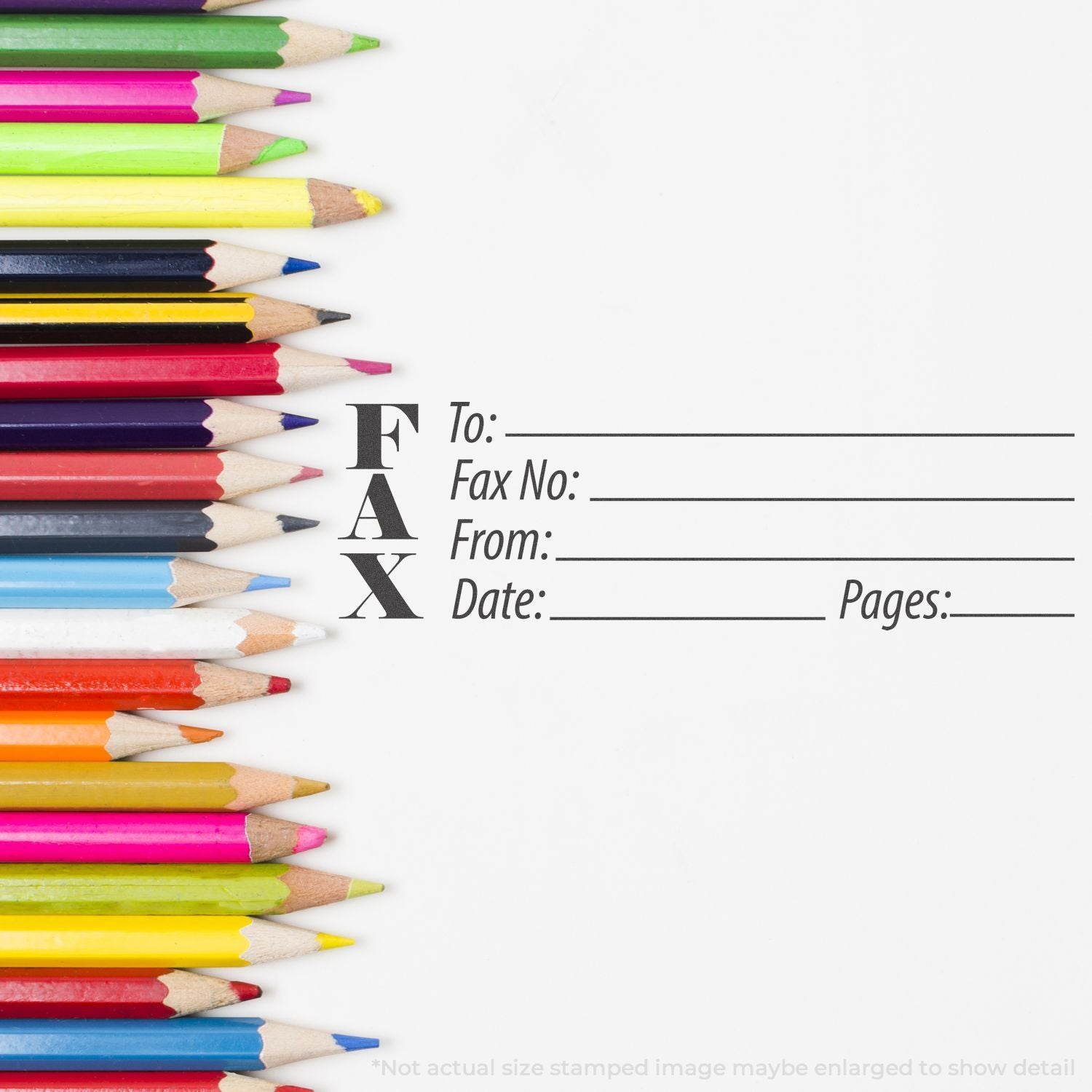 Jumbo Fax Stamp Xstamper Stamp In Use