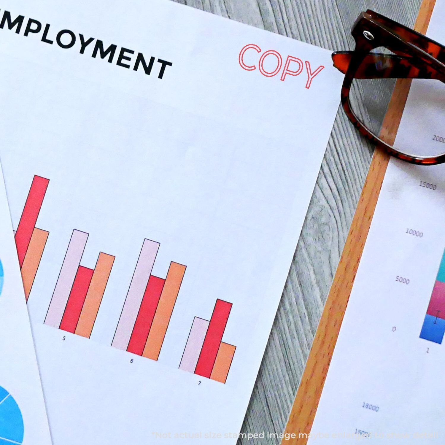 Jumbo Red Copy Xstamper Stamp Lifestyle Photo